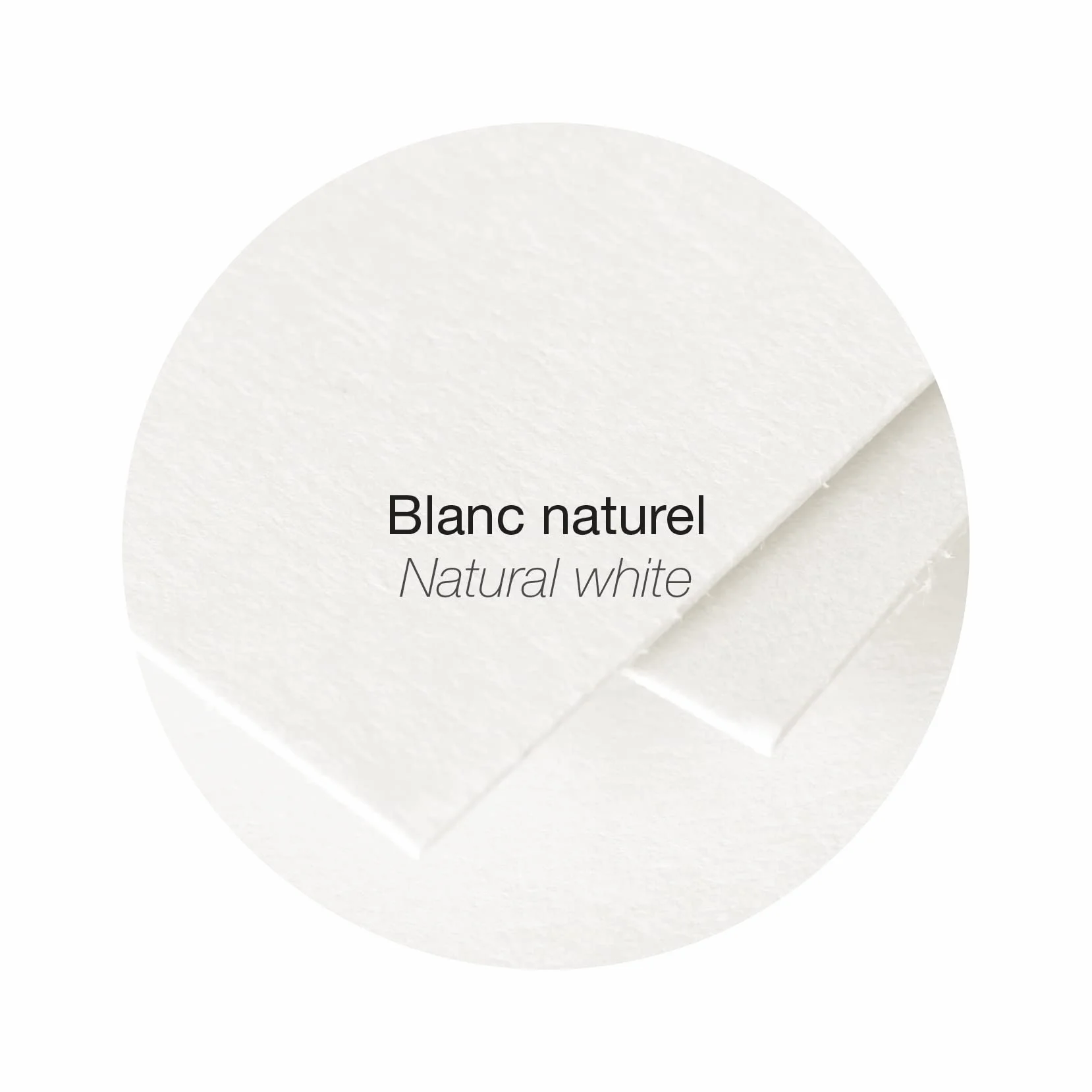 Clairefontaine 56070C Paquet de 25 Cartes Simples 8,2x12,8cm 210g/m² Blanc Naturel Papier d'Invitation Pollen Premium