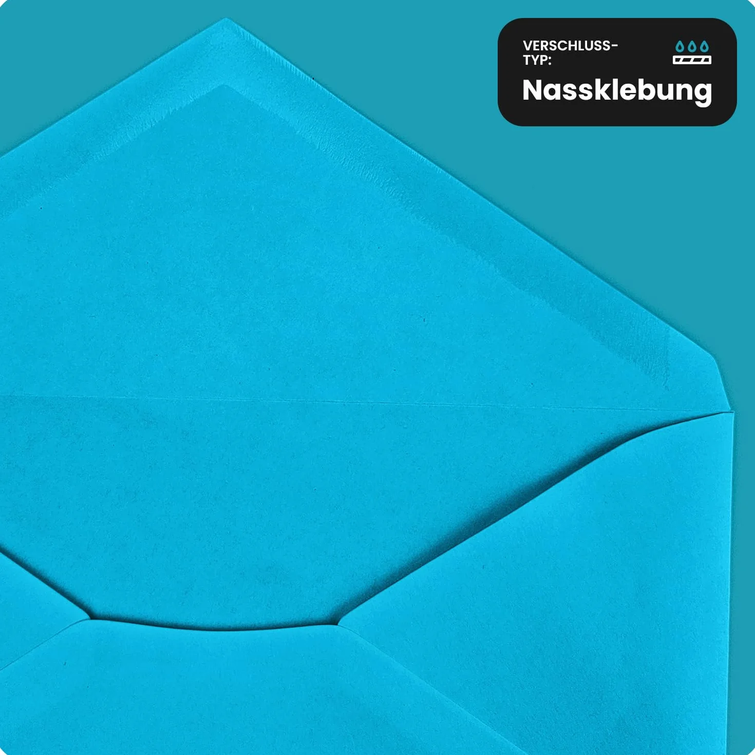 Netuno 100 enveloppes noires DL 110 x 220 mm 80g Rainbow enveloppes longues colorées