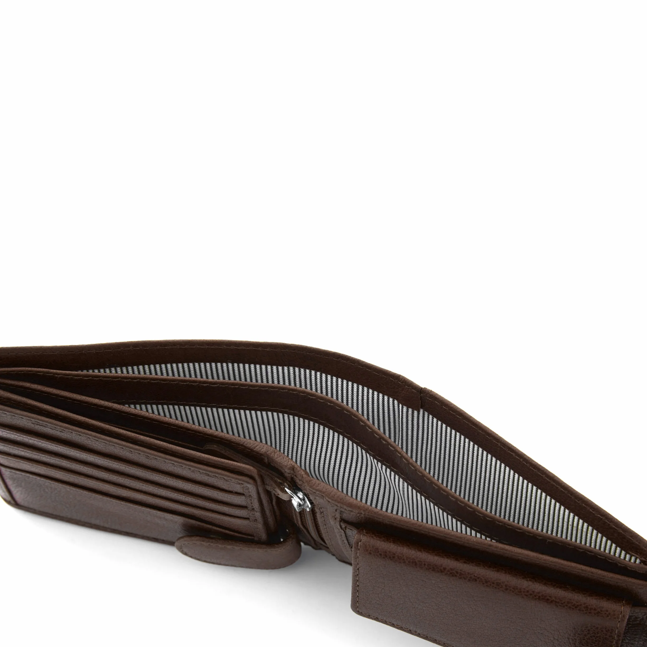 Portefeuille en Cuir Marron California Lucleon