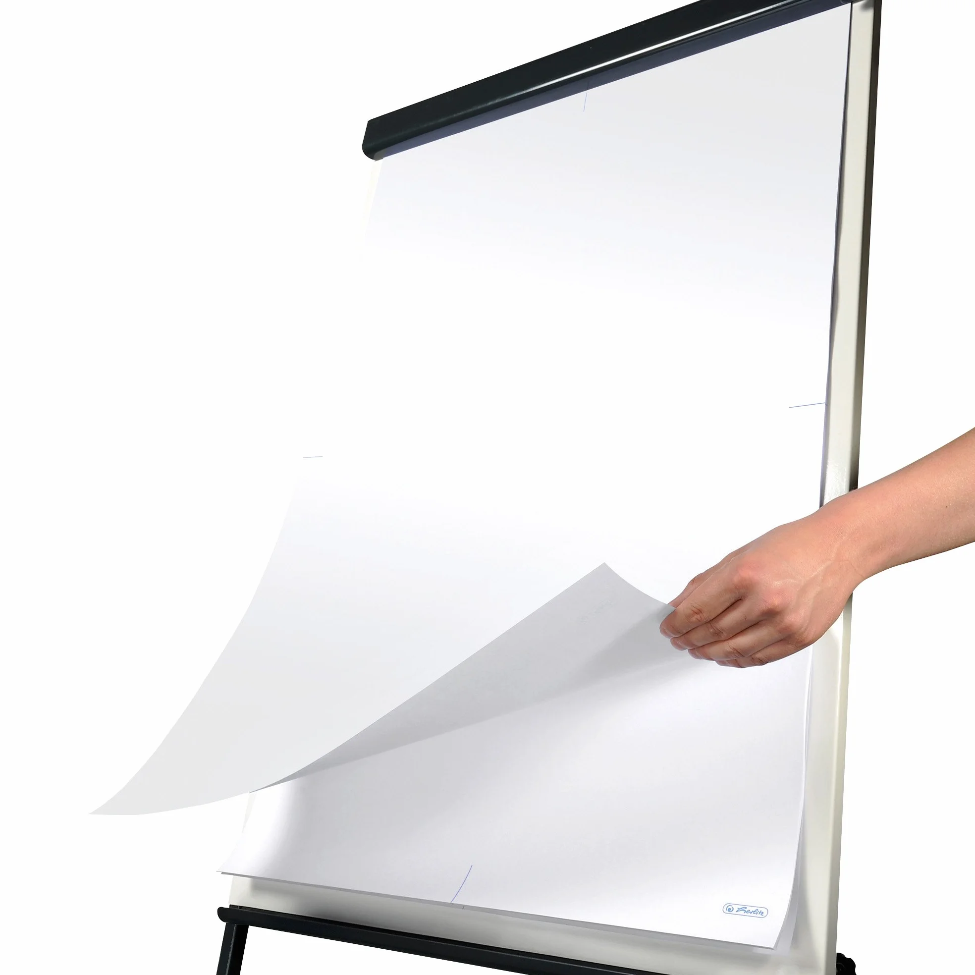 Herlitz Bloc de tableau de conférence FSC Mix 5 pièces 68 x 99 cm 80 g/m² Blanc