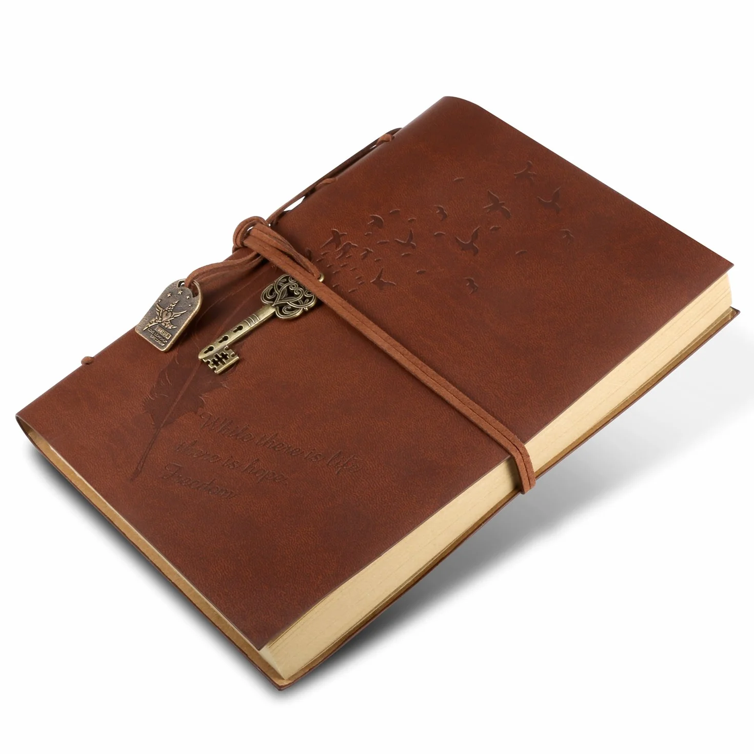 Carnet De Voyage A5 Cuir Vintage Journal Intime Notebook Cahier Café
