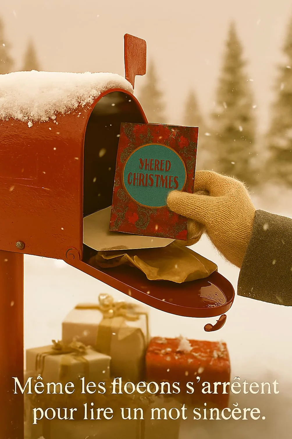 Coffret de 10 Cartes de Noël de Luxe avec Enveloppes – Designs Festifs Élégants, Ornements Dorés, FSC Certifié