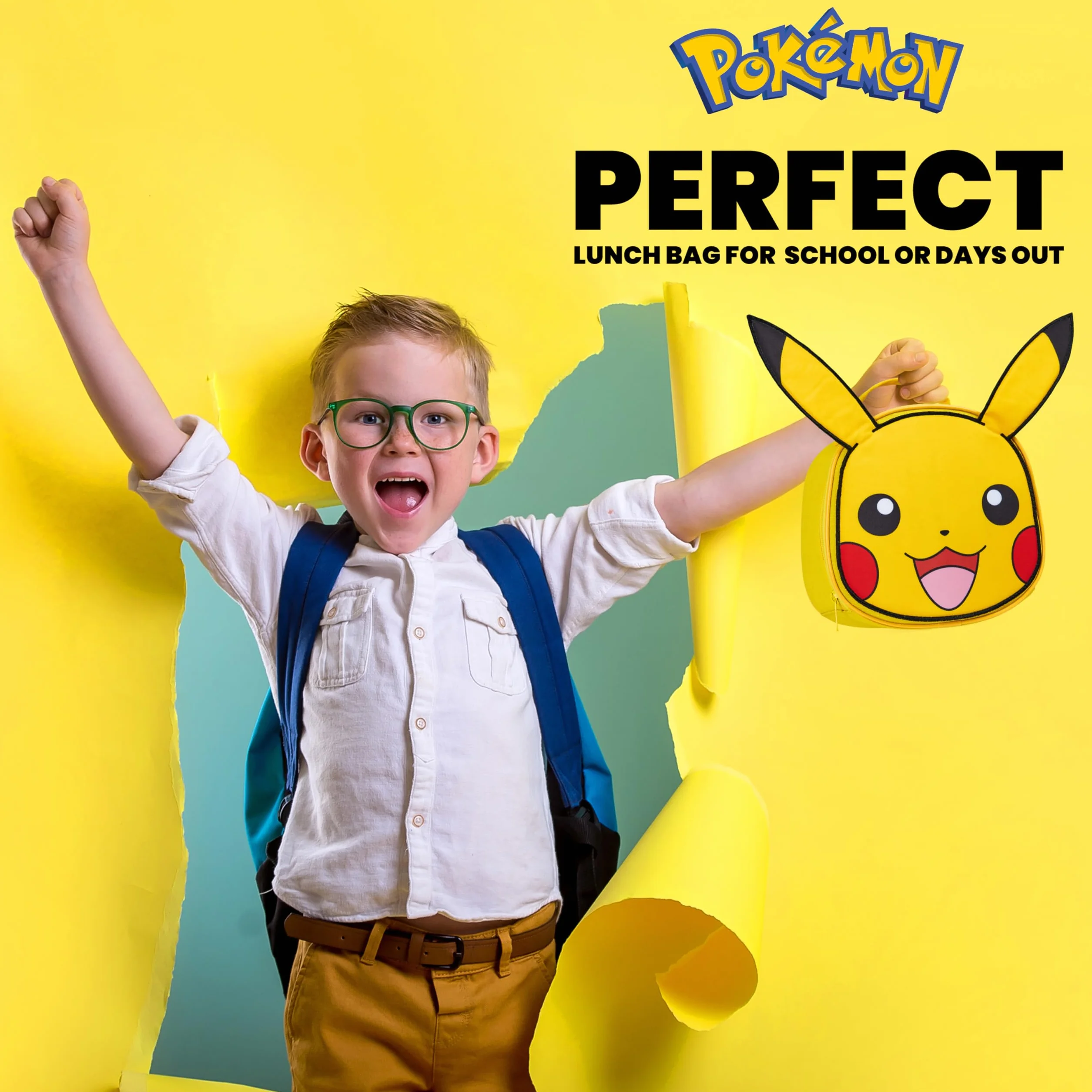 Pokémon Sac Isotherme Repas Jaune