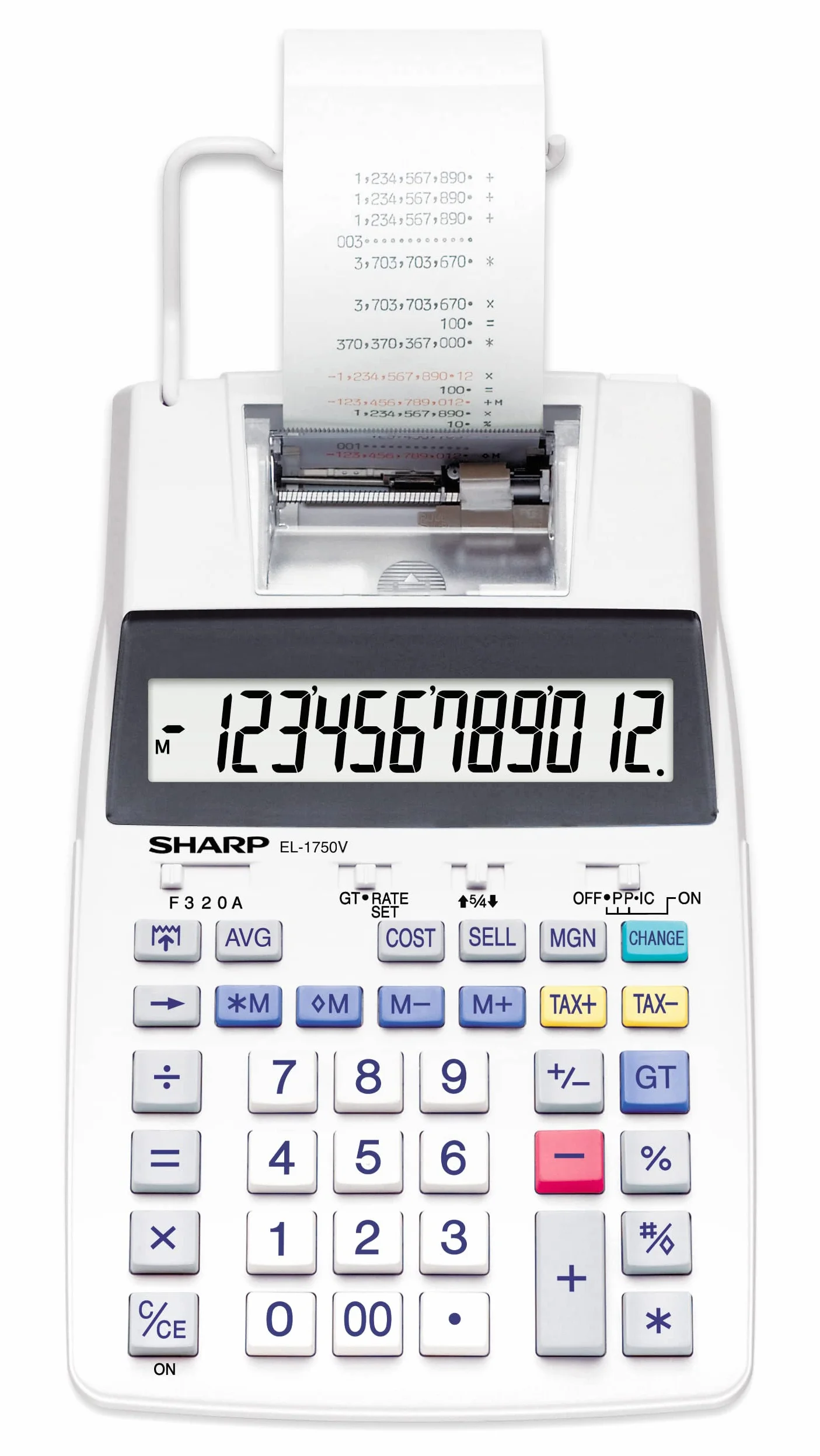 Sharp EL-1750V Druckrechner