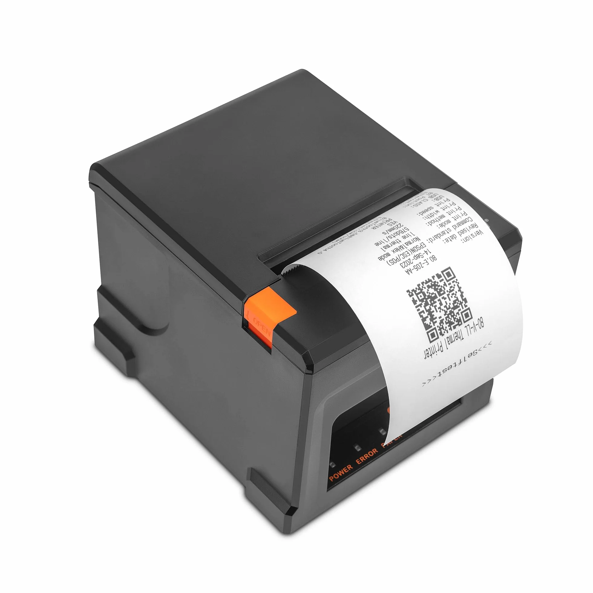 Qian Imprimante de reçus Thermique 80mm POS découpe Automatique ESC/POS Vitesse 220 mm/s USB LAN Bluetooth