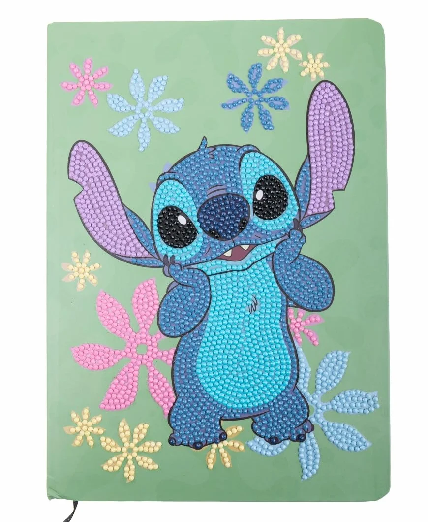 Disney Stitch CRYSTAL ART Carnet de notes 26 x 18 cm