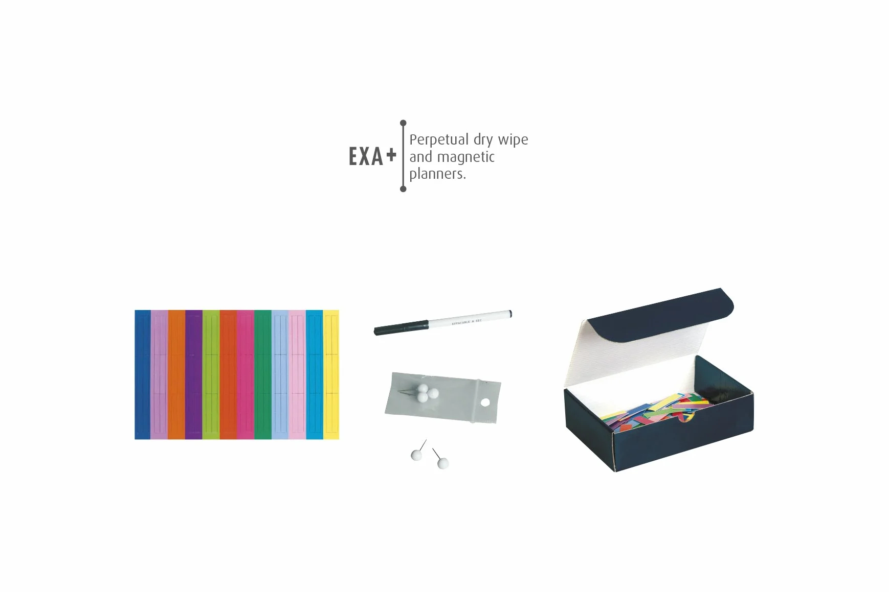 EXACOMPTA Planning annuel magnétique 90x59cm kit