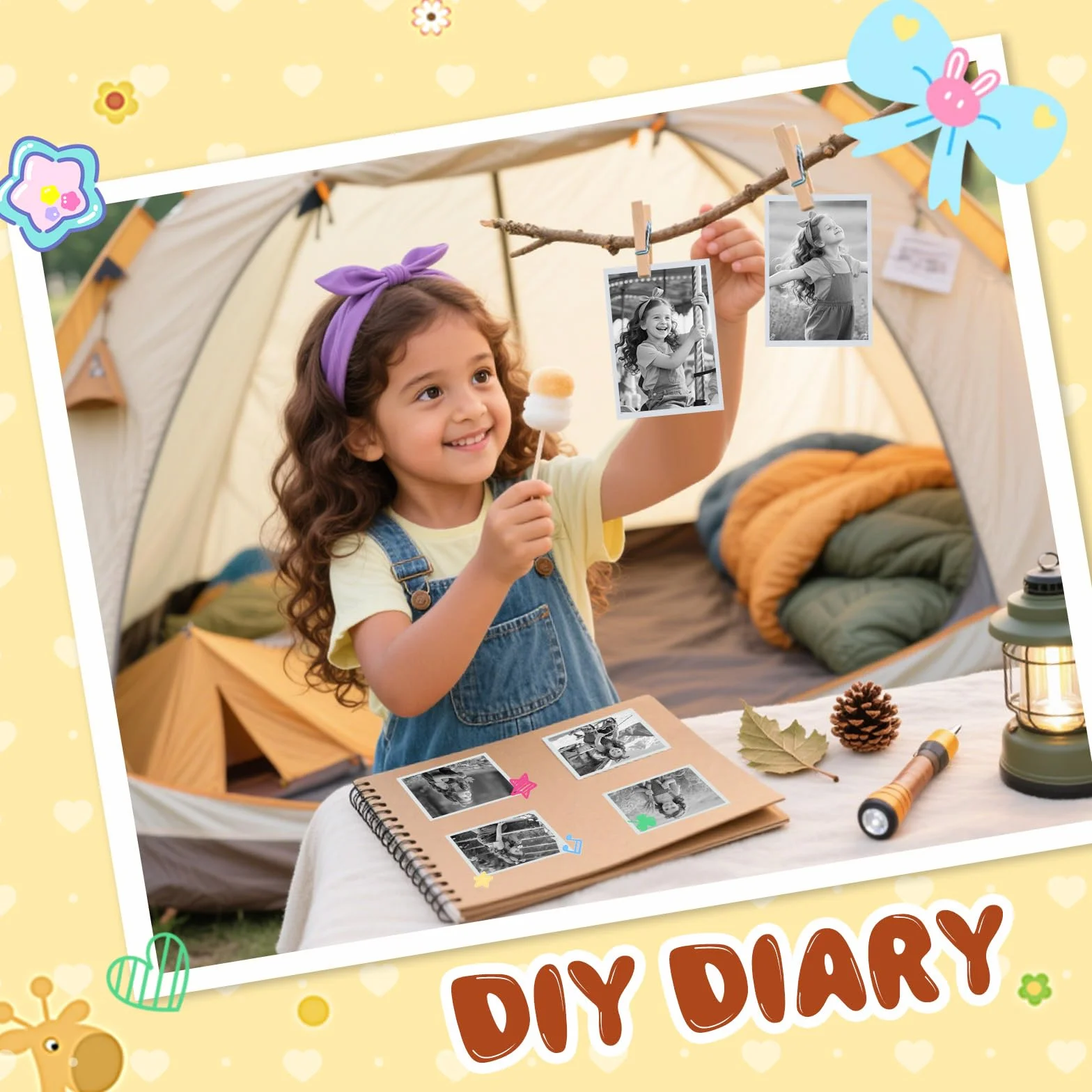 Diboniur Papier Thermique Appareil Photo Enfant 20 Rouleaux Rechange Largeur 5.7cm