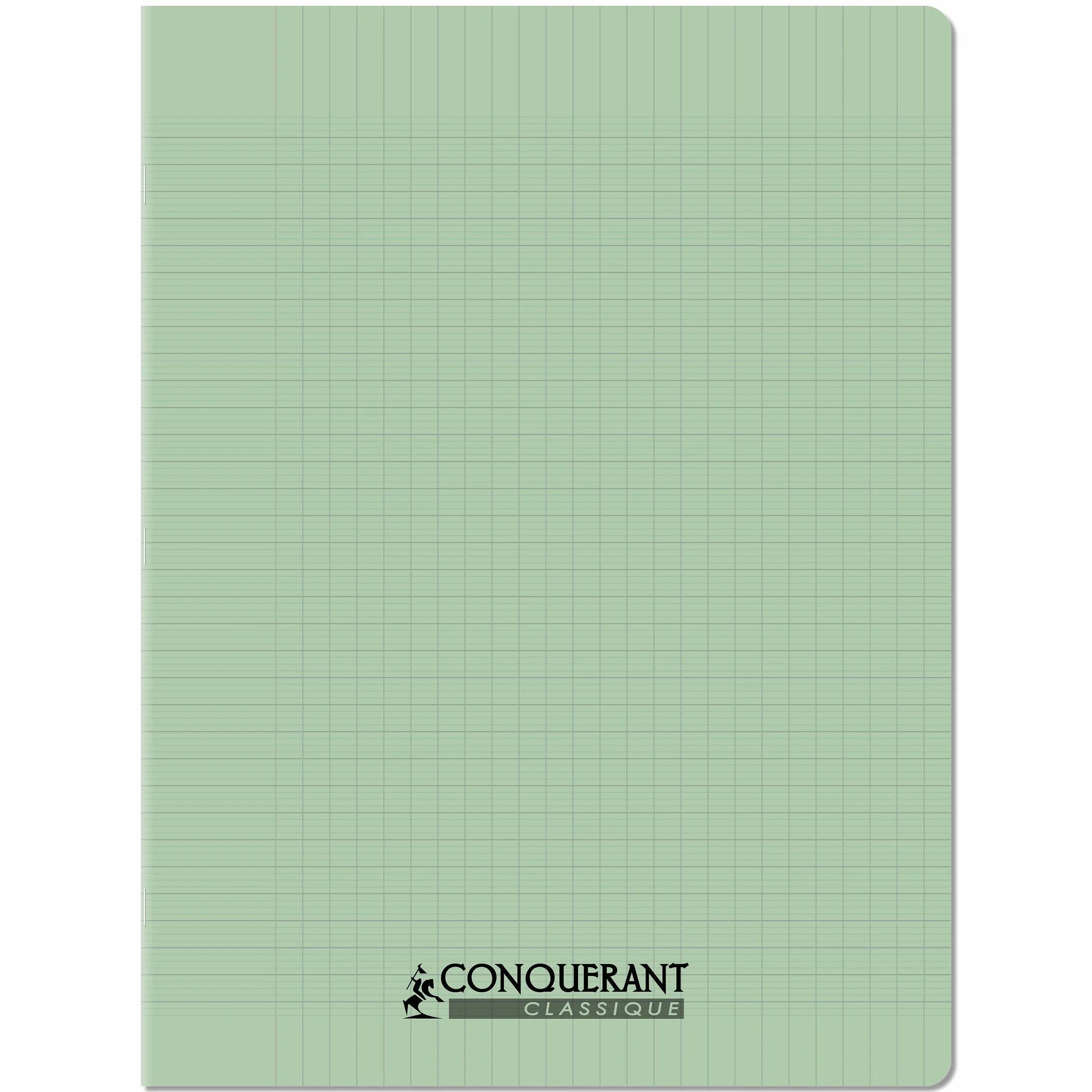 Cahiers Grands Carreaux Seyès 24x32 48 Pages Lot de 4 Couverture Polypro Pastel