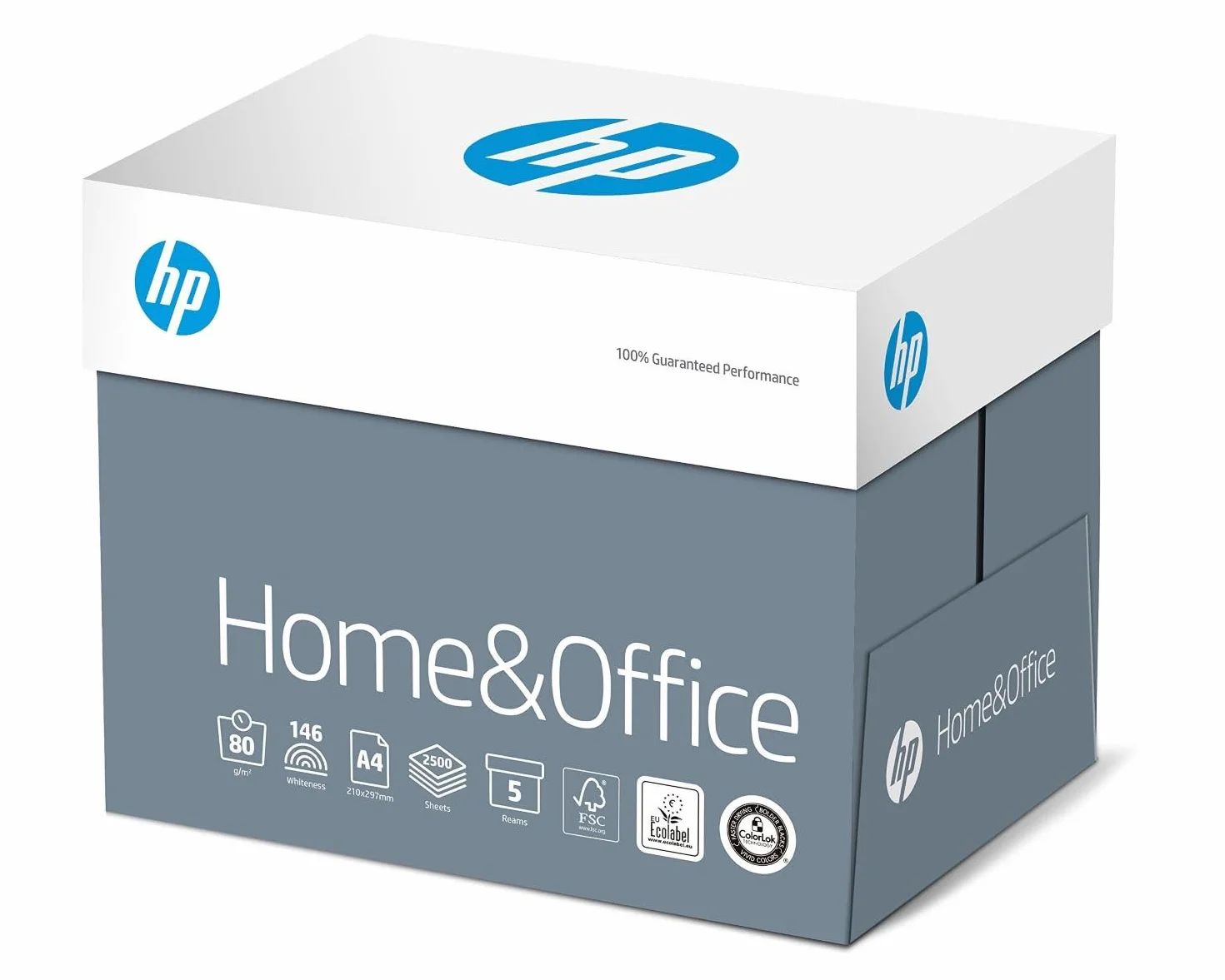 HP Papier Multifonction Blanc A4 80 g/m² Carton 2500 Feuilles