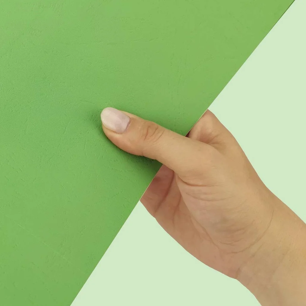 D.RECT Lot 100 feuilles imitation cuir A4 Vert