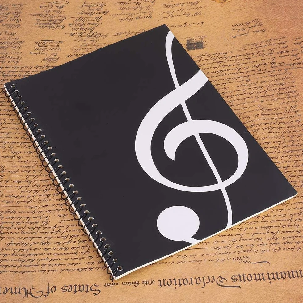 Alomejor Cahier partitions musique papier manuscrit pratique musiciens étudiants artistes
