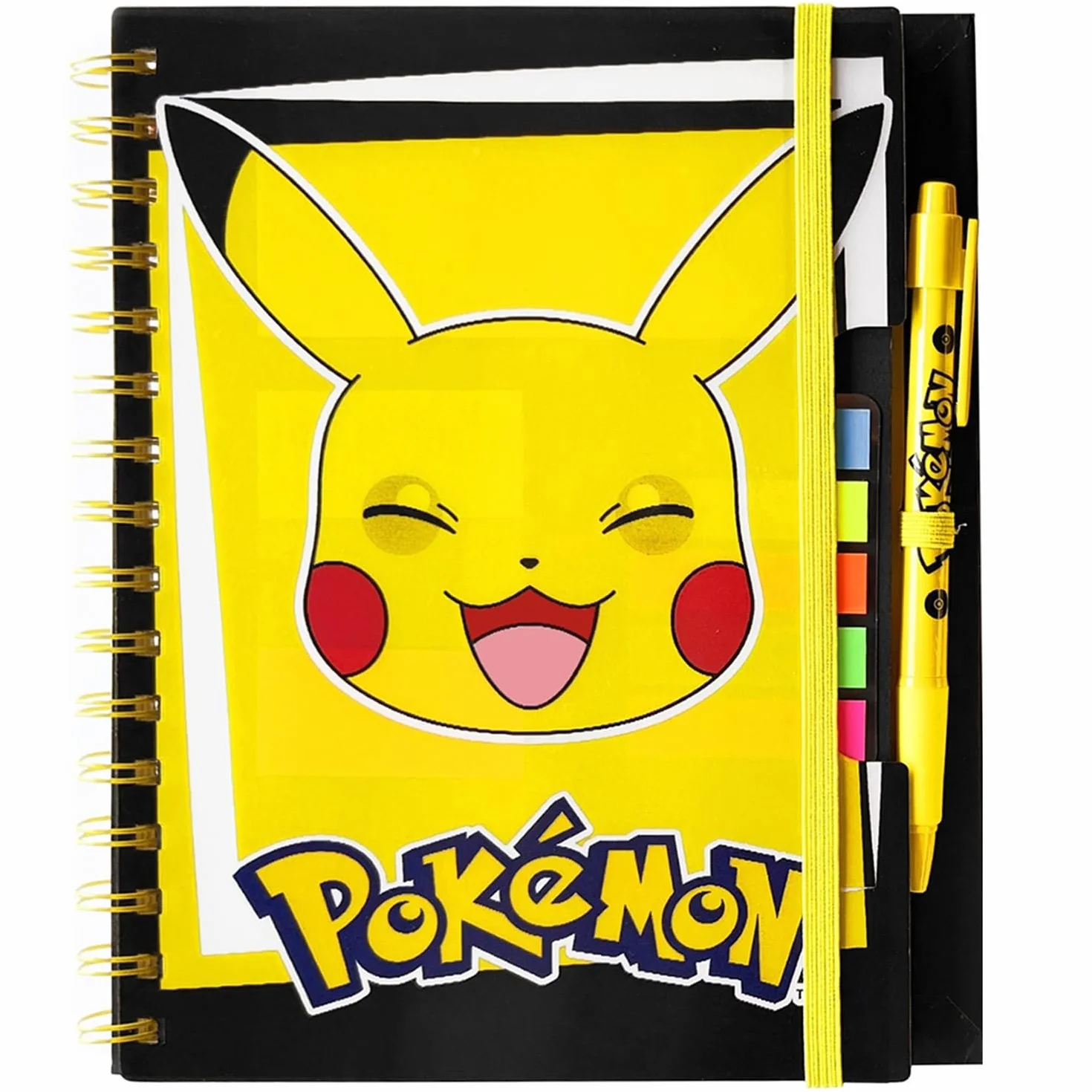 Carnet Pikachu A5 Pokémon Enfant avec Stylo - Anniversaire École Journal Intime