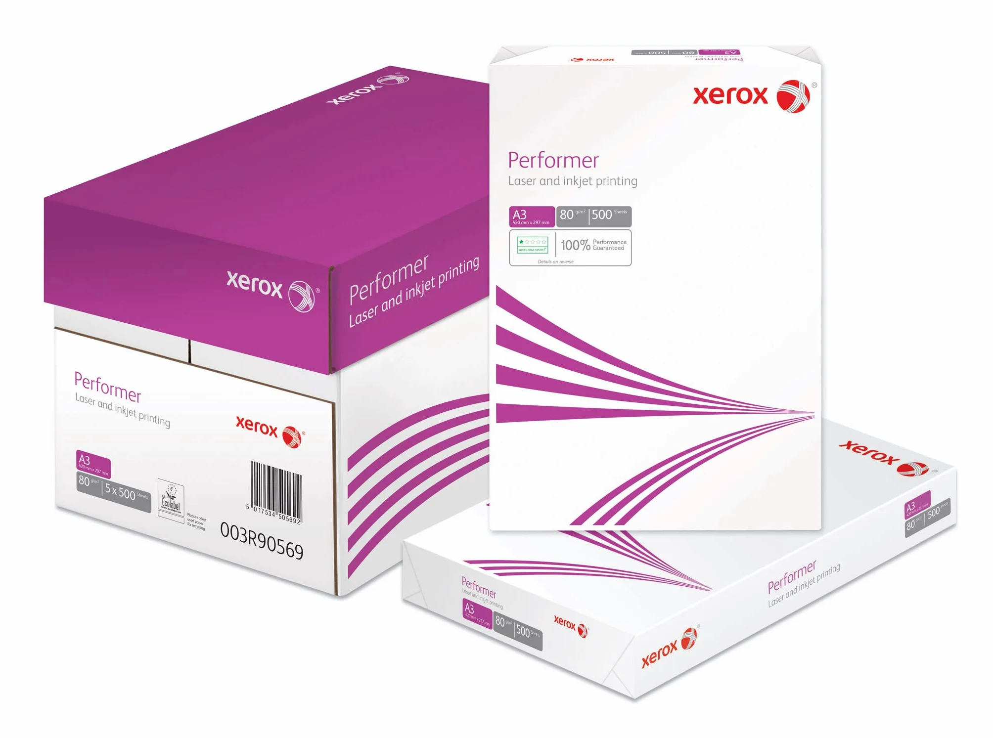 Xerox Performer Papier multifonction Blanc 80 g/m² A3 5 x 500 feuilles