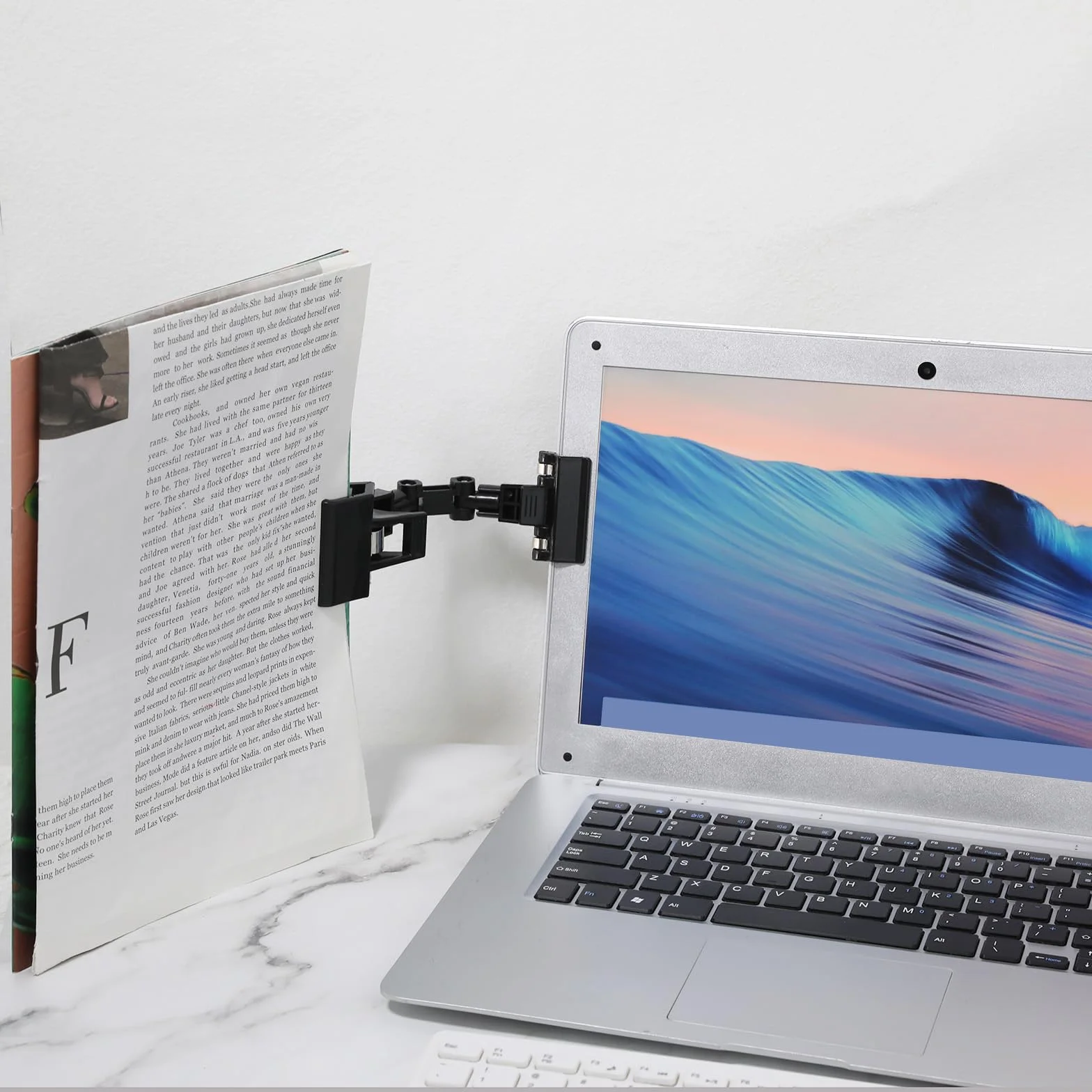 Lot de 4 porte-documents réglables pliable rotatif support copies papier fournitures artiste