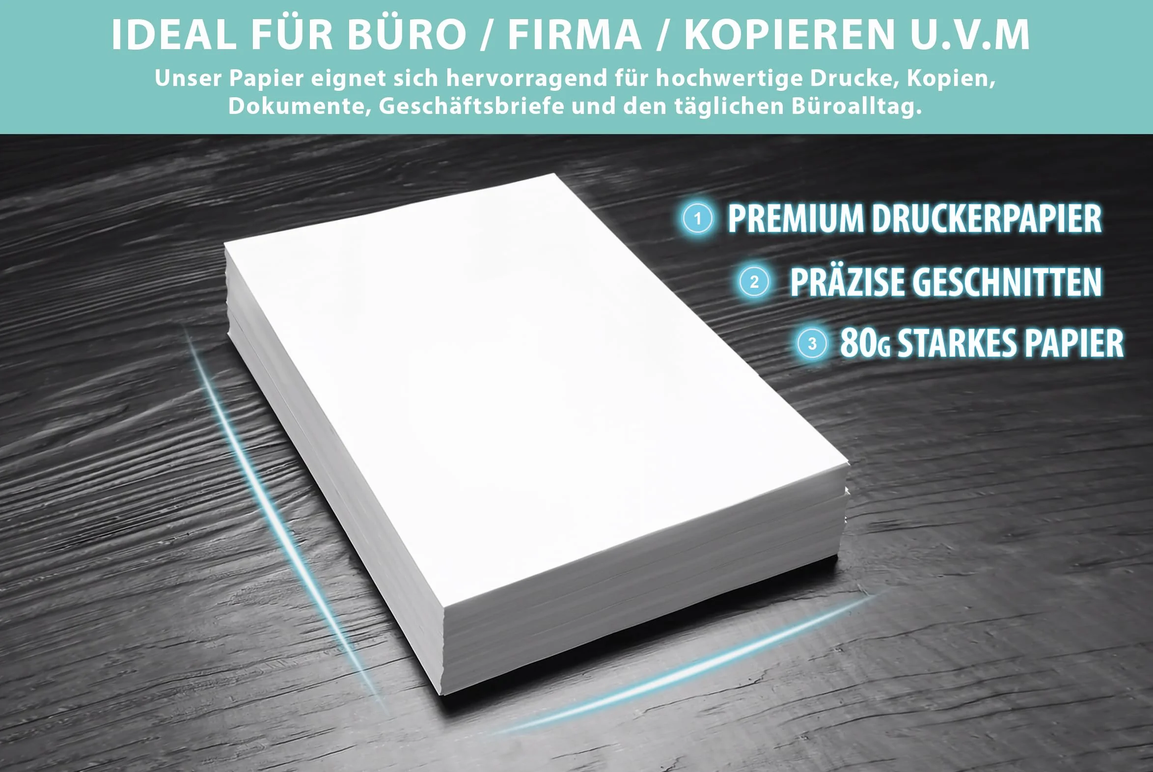 Papier imprimante 80g A6 blanc 500 feuilles 10,5 x 14,8 cm - Papier copie laser jet d'encre