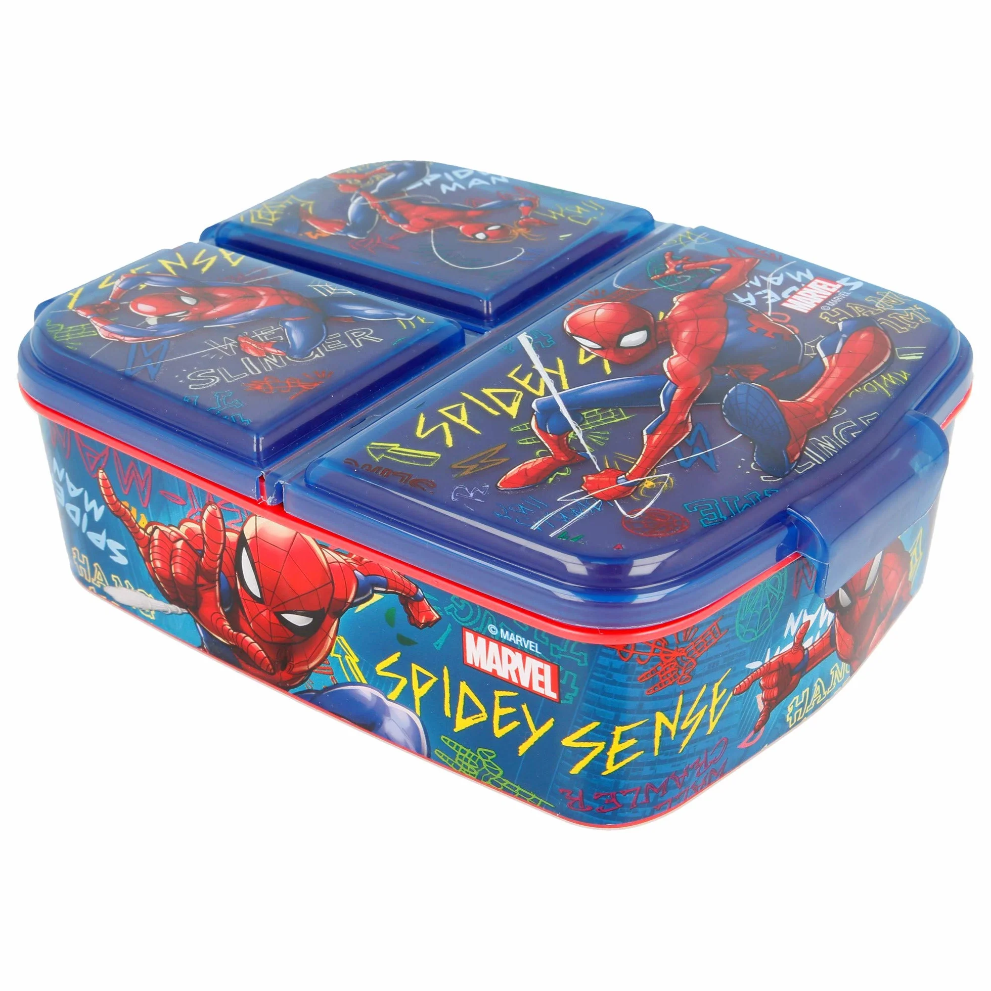 Stor Spiderman (Marvel) Boîte À Déjeuner 3 Compartiments Enfants