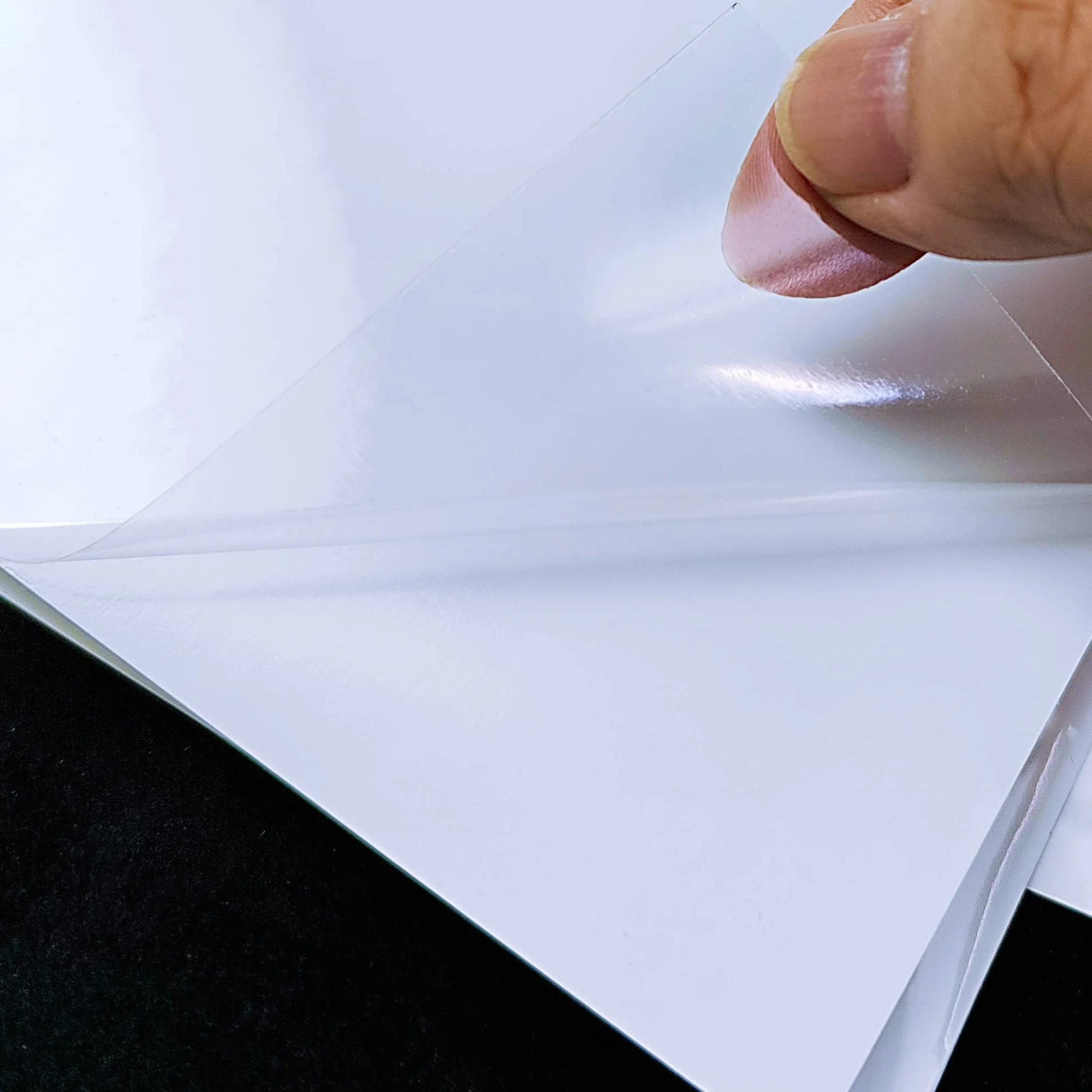 Bleidruck Papier Autocollant Transparent 25 Feuilles 210x297 mm Imprimable étanche pour imprimante jet d'encre/laser