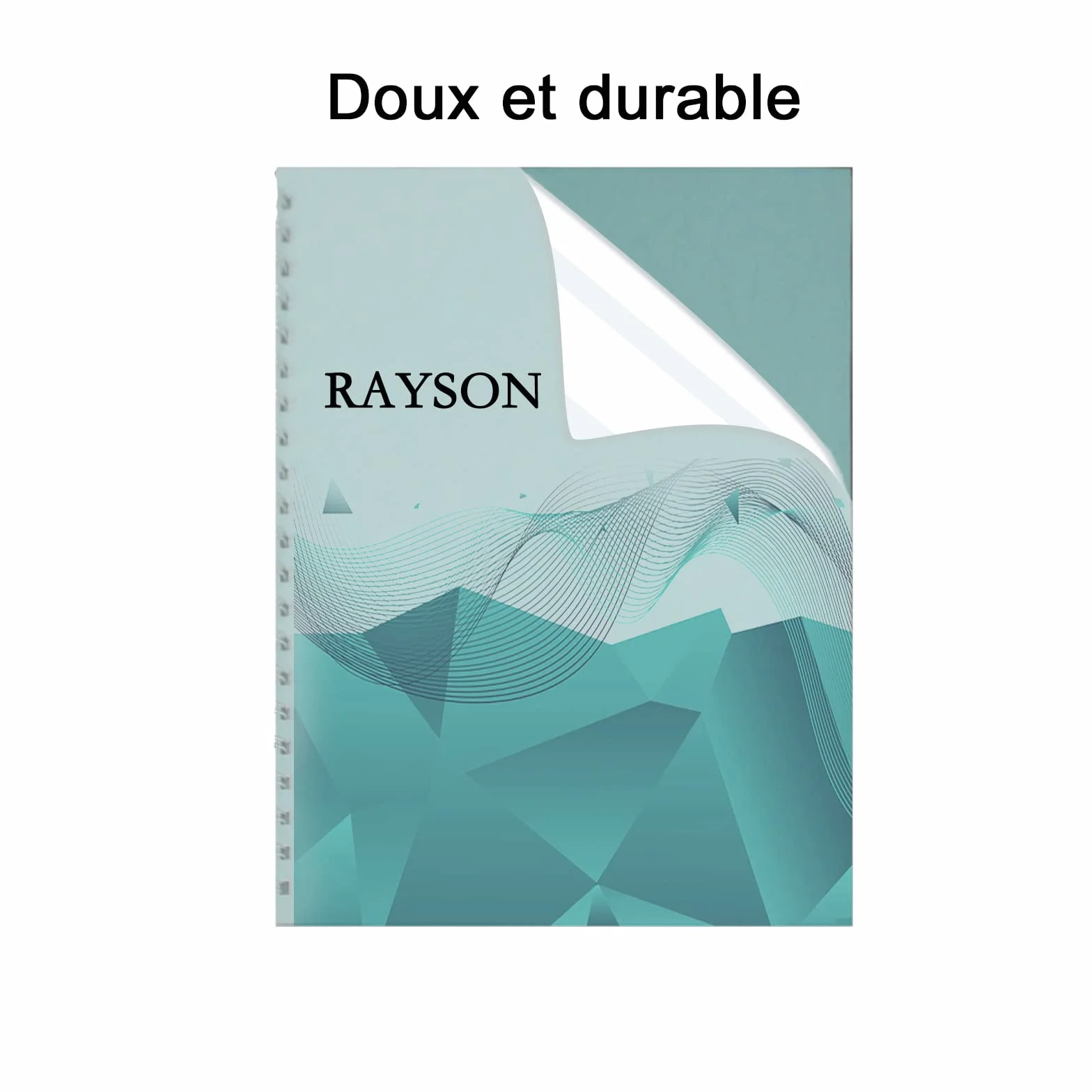 RAYSON Couvertures de Reliure A4 300 microns Demi-Transparent Lot de 50