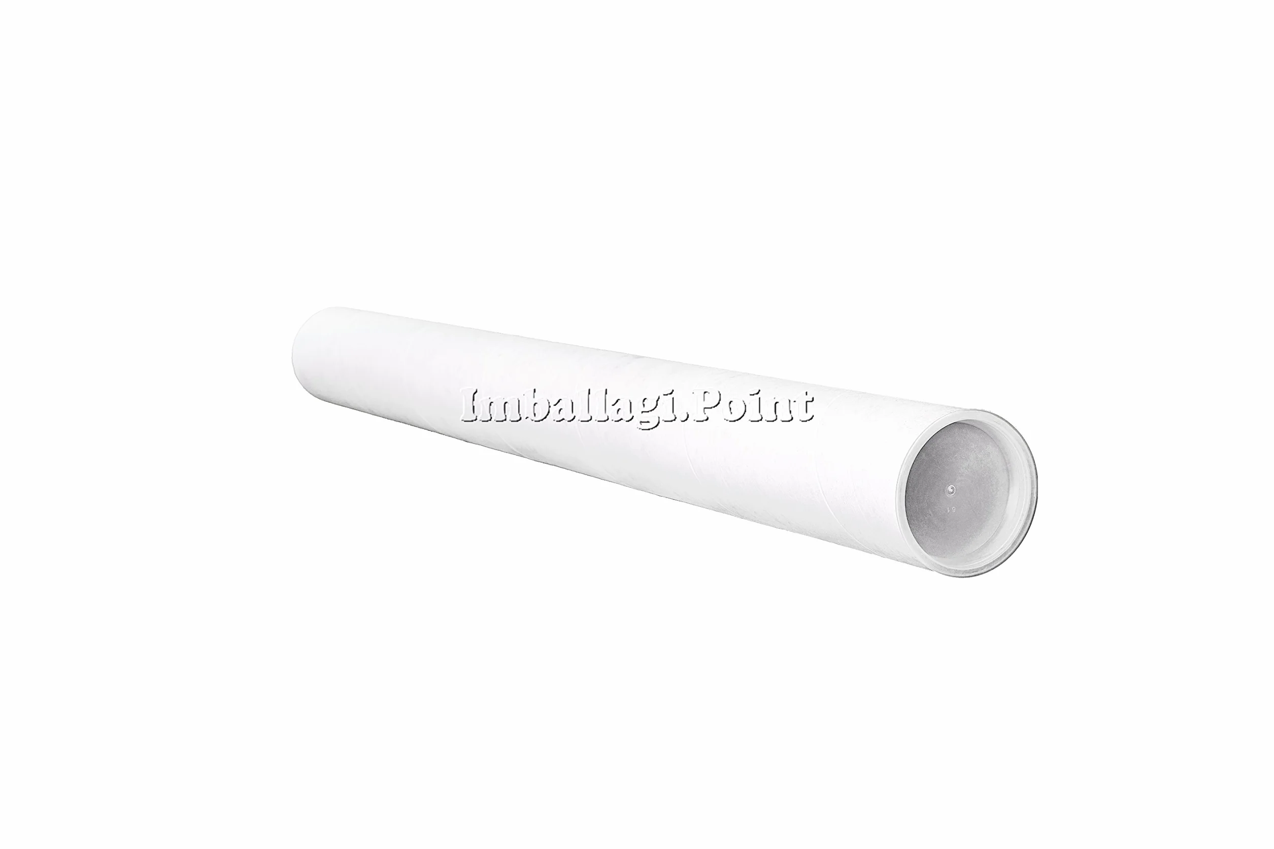 LOT DE 20 TUBES POSTAUX EN CARTON AVEC BOUCHONS EXPÉDITION EMBALLAGE CYLINDRE 330MM X 40MM DIAMÈTRE