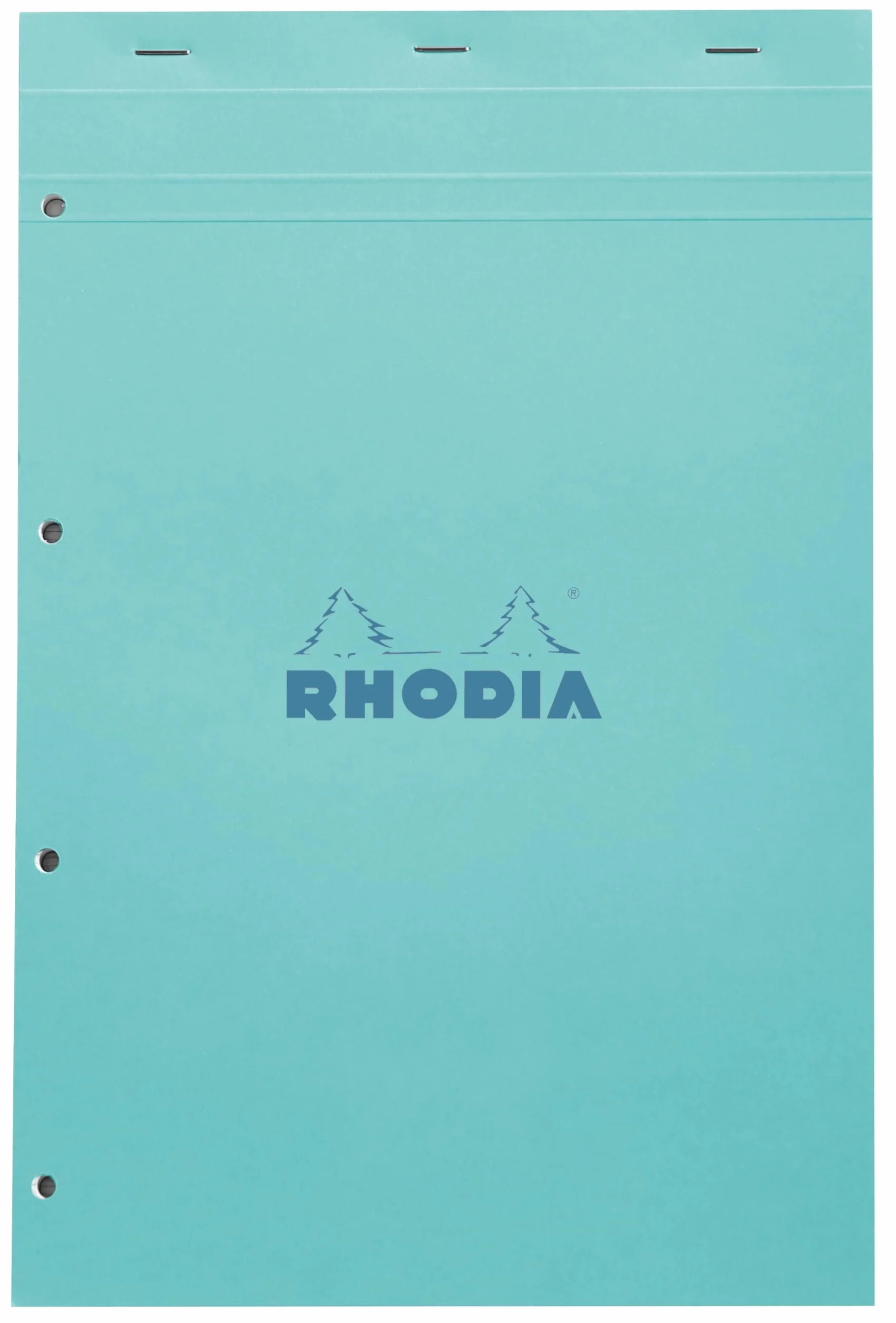Rhodia bloc agrafé COULEURS N°20 A4+ 21x31,8 cm Grands Carreaux Seyès 80 F Détach Papier Clairefontaine 80g/m²