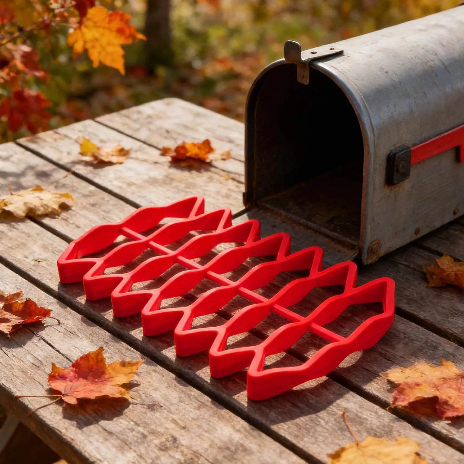 DECHOUS Protège-courrier en Silicone Rouge Étanche Joint de Protection pour Documents