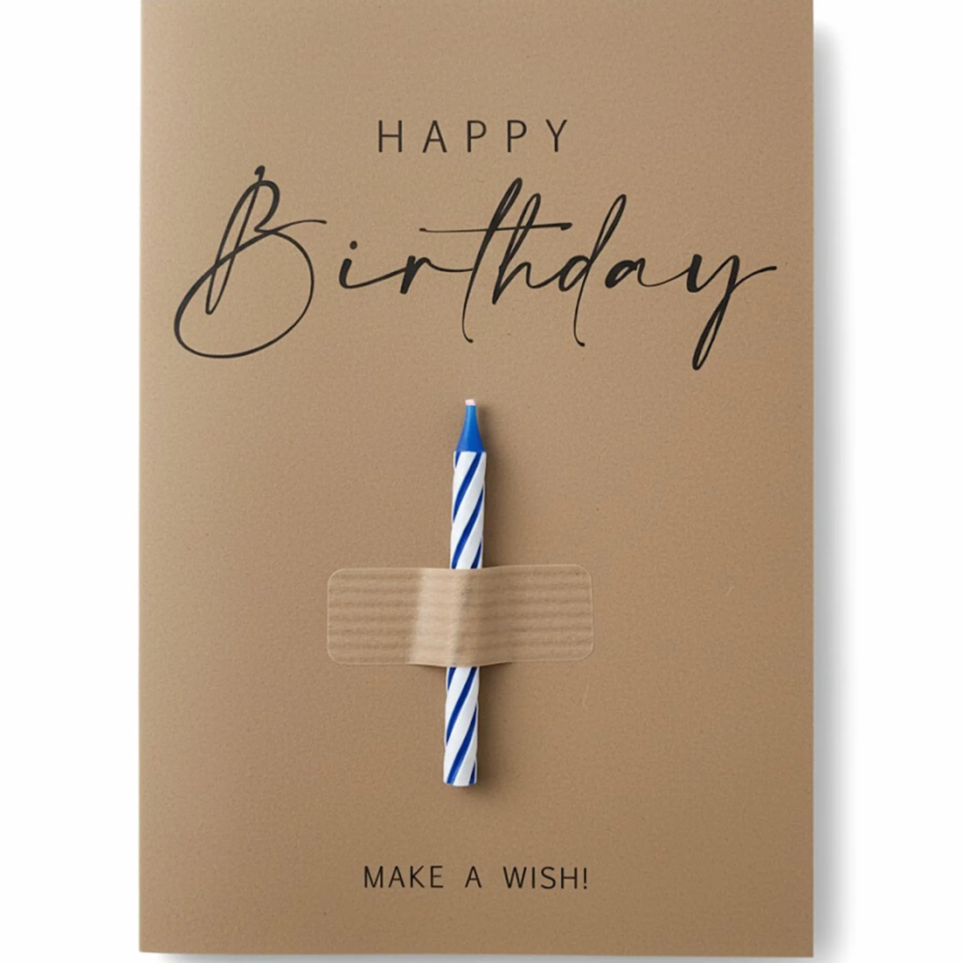 Carte d'anniversaire en papier recyclé 400 g/m² - The Lazy Panda Card Company
