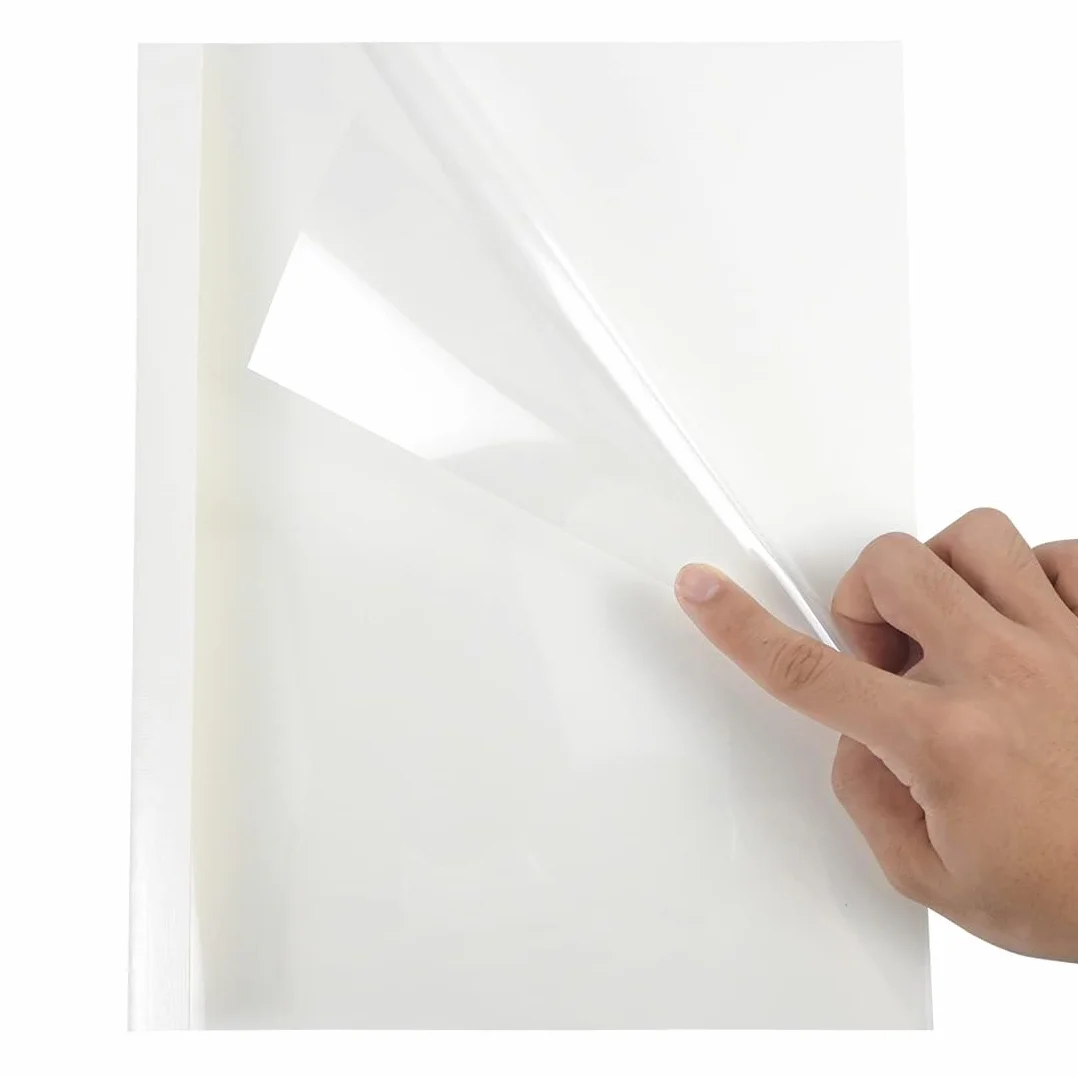 RAYSON Couvertures de Reliure Thermique A4 100 Feuilles 12 mm Blanc Paquet de 25
