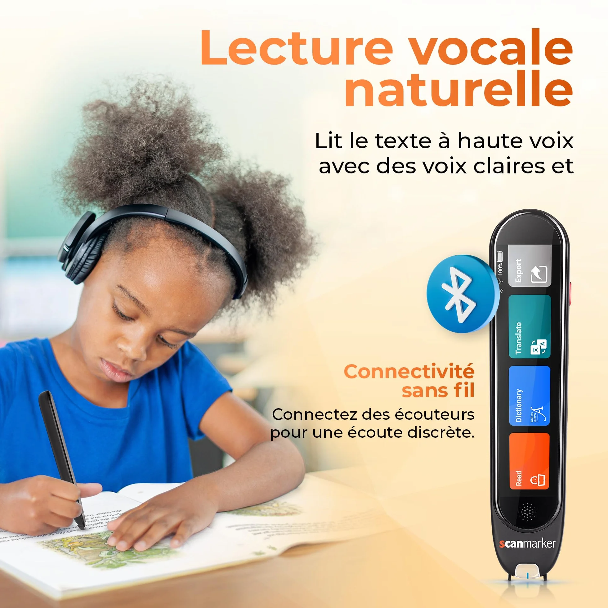 Scanmarker Pro Stylo de Traduction et de Lecture 100 Langues