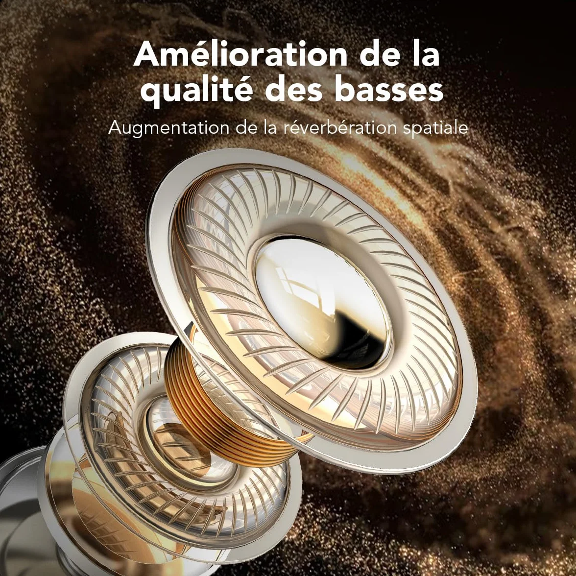 NE20 Ecouteur Traducteur Instantané IA 165 Langues 7 Modes Bluetooth 6.0 Écran Tactile Autonomie 60h