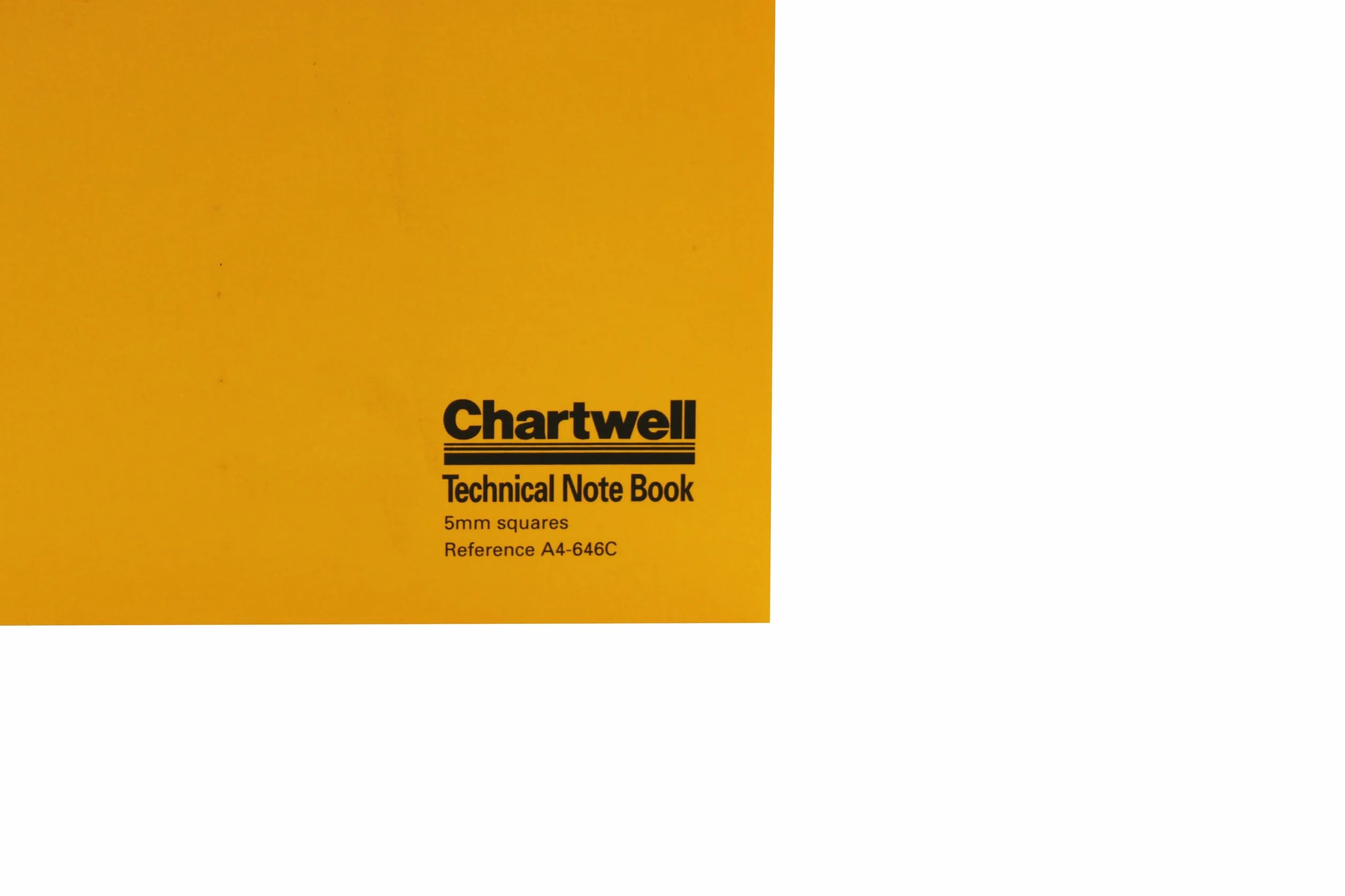 Clairefontaine Chartwell Carnet technique de laboratoire A4 297x210 mm quadrillage 5 mm 80 pages 70 g/m² Jaune