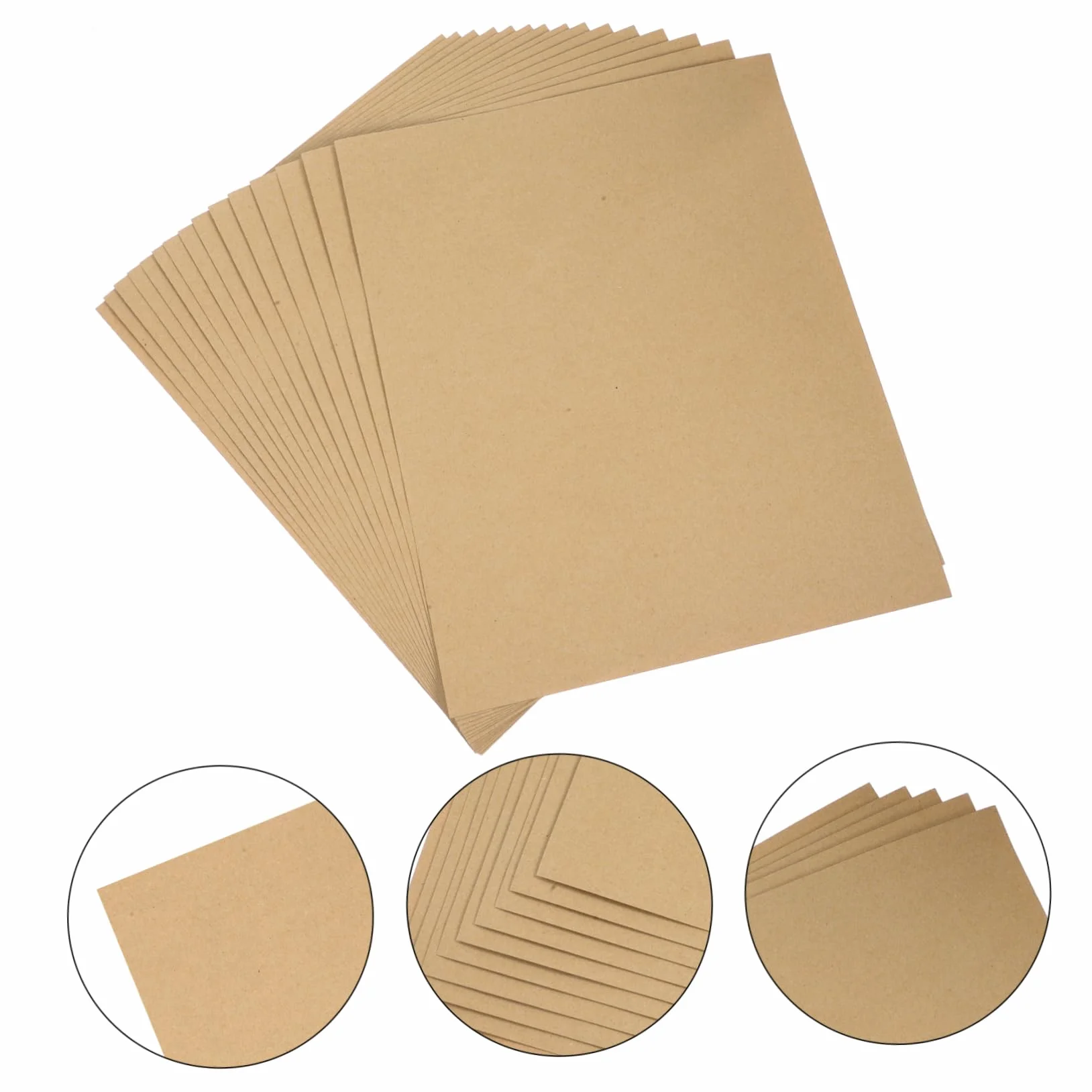 Feuilles Décriture pour Aveugles 15 Pièces Papier Cartonné 30 cm Kaki