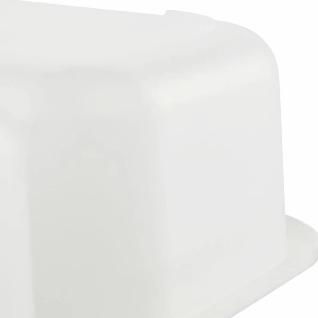 PARENCE Organisateur Couverts 5 Compartiments Range-Tiroir Cuisine Plastique 33x26x5 cm Blanc