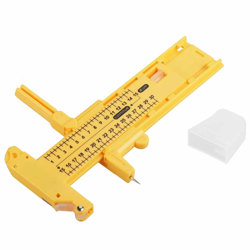 Cercle rotatif Cutter PVC Plastique Réglable Compas Outil de Coupe Papier Carte Cuir Artisanat
