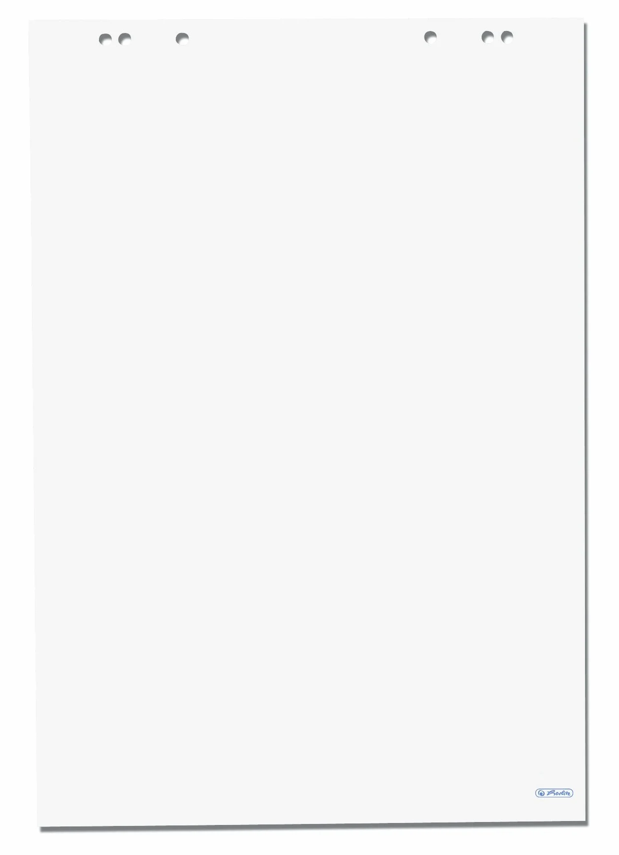 Herlitz Bloc de tableau de conférence FSC Mix 5 pièces 68 x 99 cm 80 g/m² Blanc
