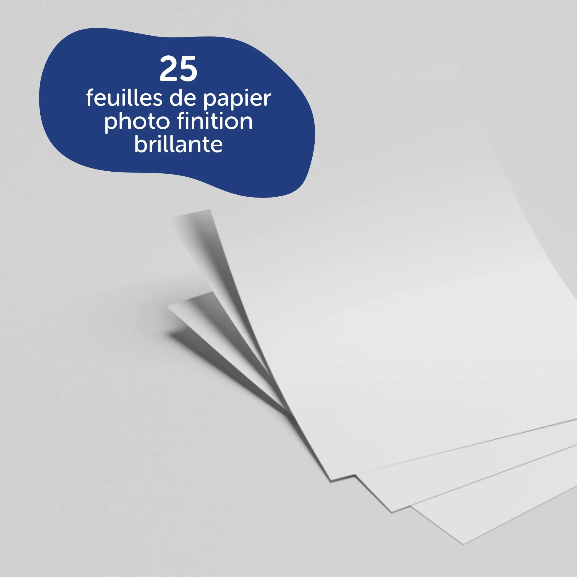 AVERY Papier Photo Brillant 200g/m² A4 25 Feuilles Impression Jet d'Encre