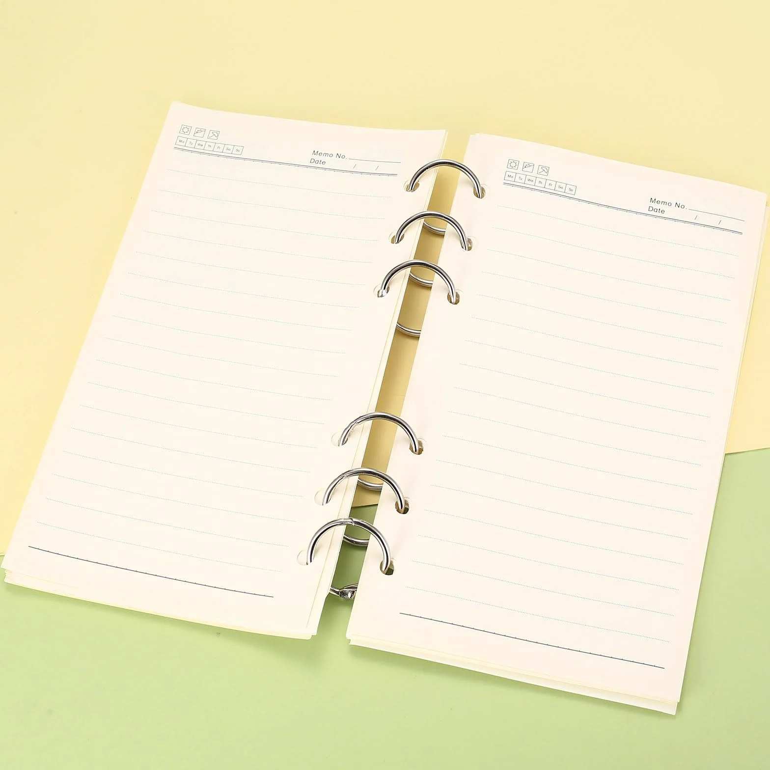Anneaux de Livre 20mm Métal, 110 Pcs Anneaux de Reliure à Feuilles Mobiles pour Classeur