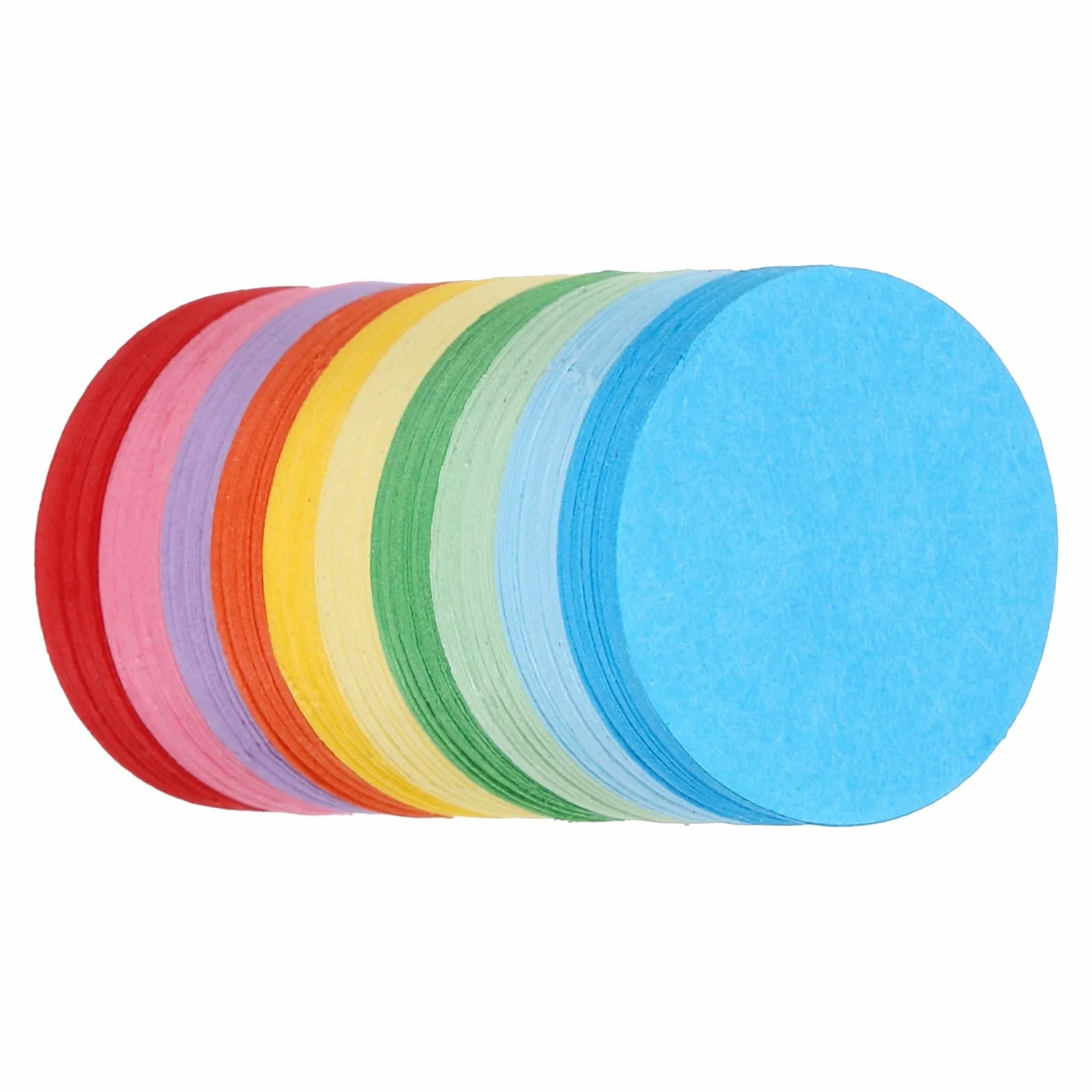 QUARKZMAN 400 PCS Ronds Découpés en Papier 1 Pouce Carton 70gsm pour DIY Décoration