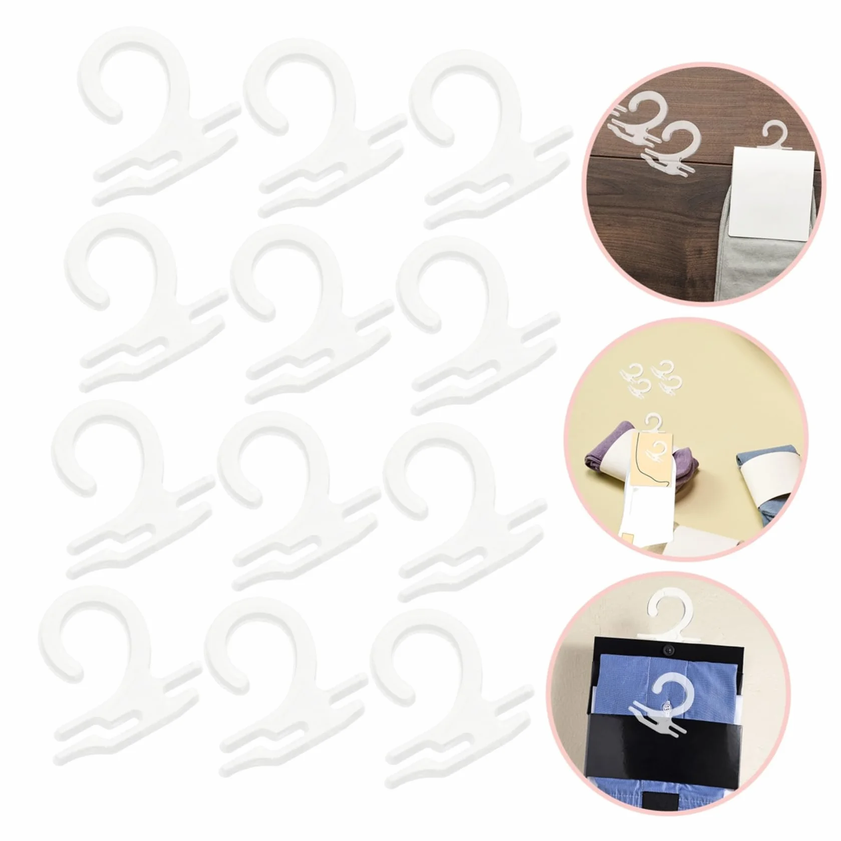 Crochets en Plastique PP pour Chaussettes Lot de 300 VOSAREA