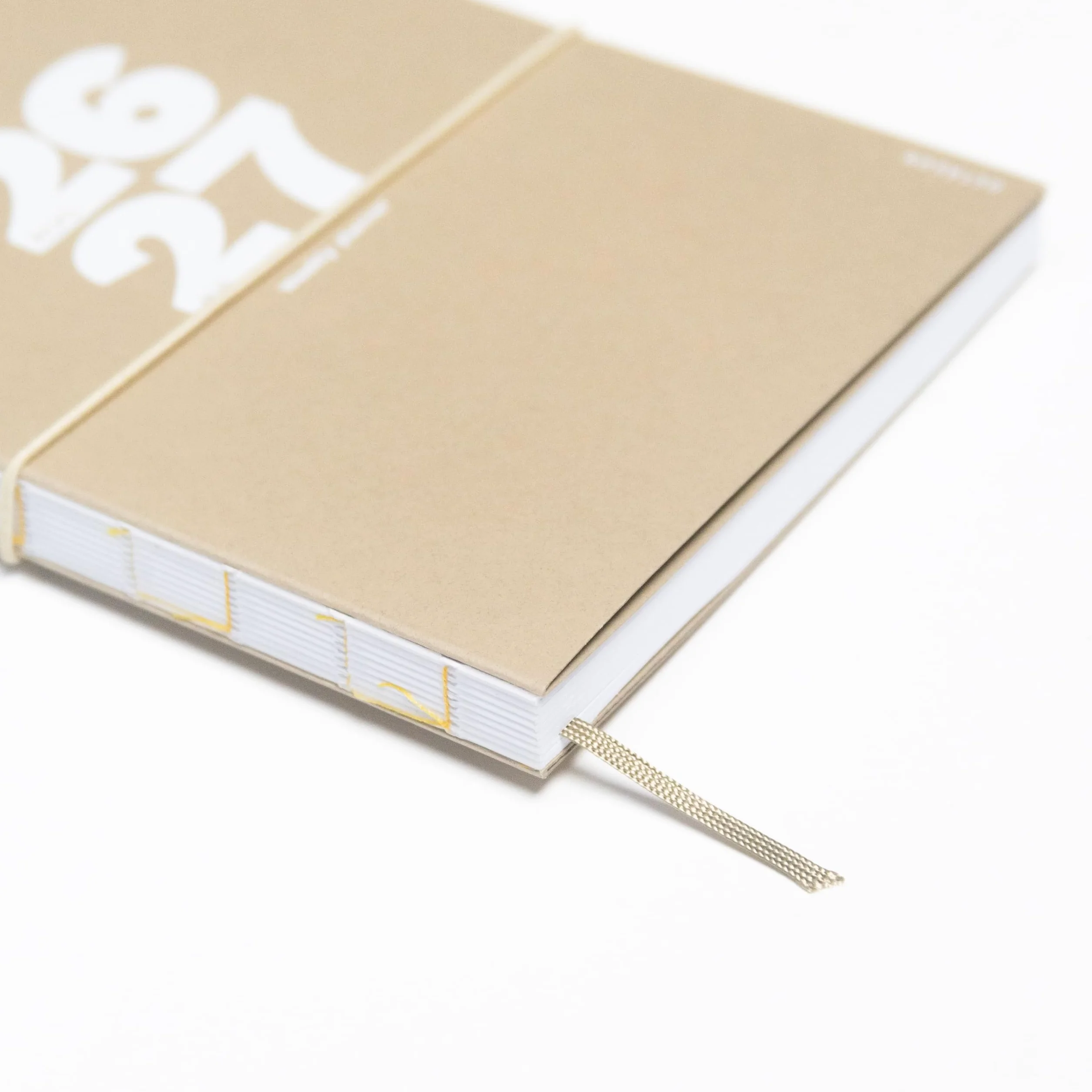 OCTÀGON DESIGN Agenda semainier académique 2026-2027 A5 13,5 x 20 cm Camel