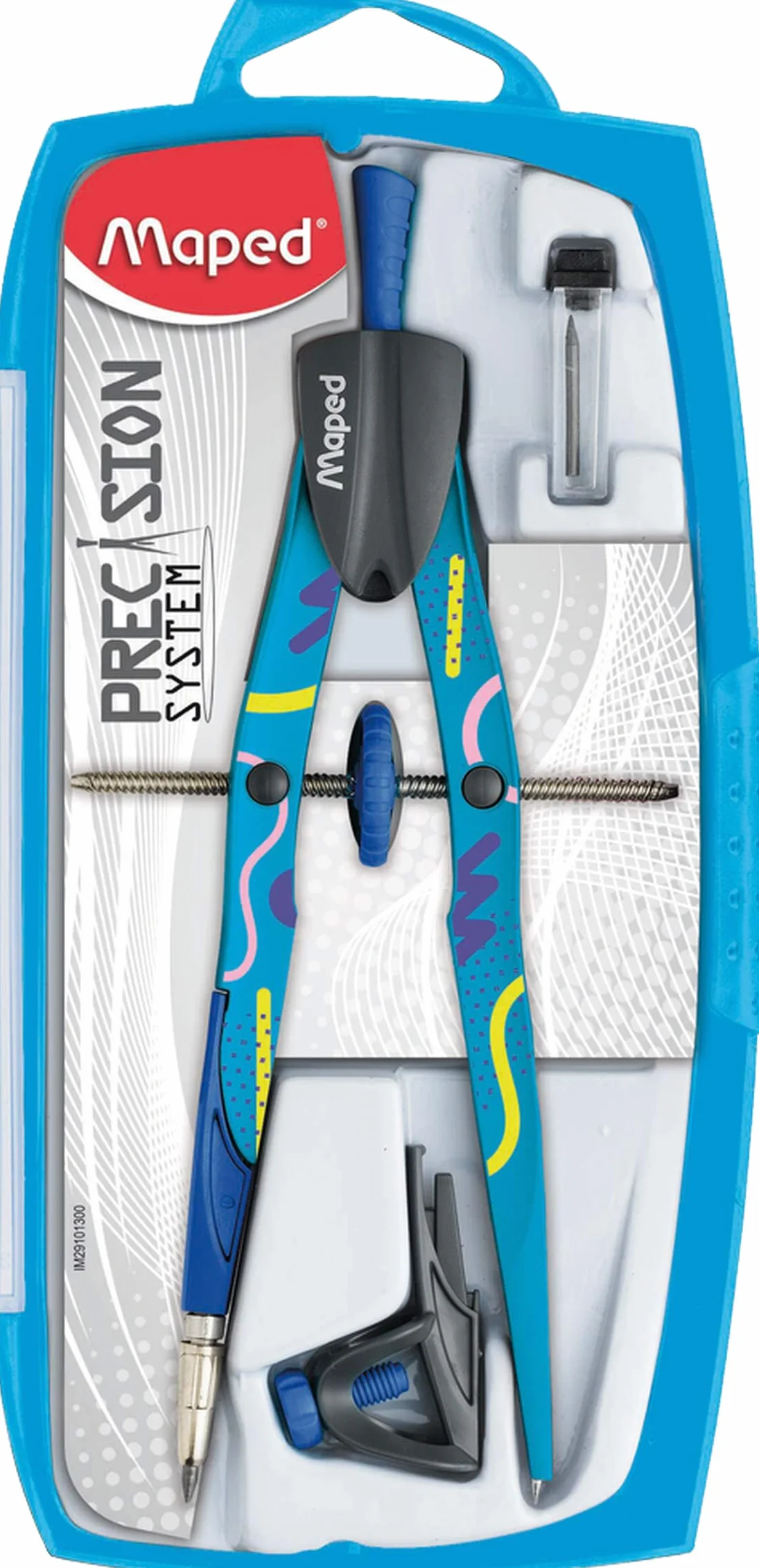 Maped Bow Precision System 291013 Boussole fantaisie Couleurs assorties Violet ou bleu