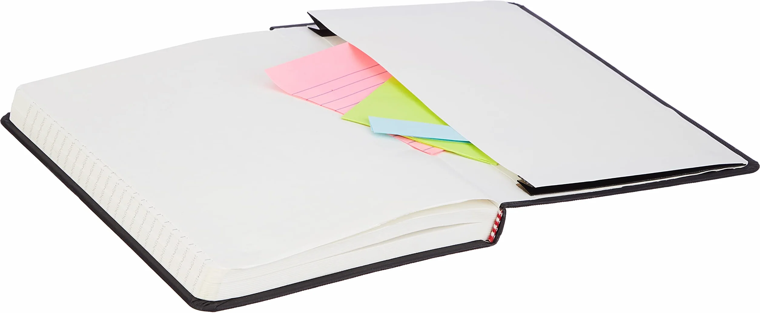 Amazon Basics Carnet classique A5 vierge Grand Format noir