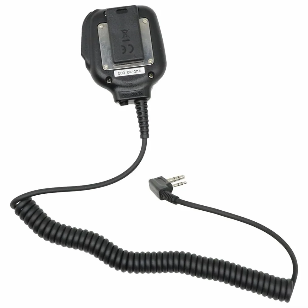 Microphone haut-parleur Kenwood KMC-45 KMC-45D haute sensibilité réduction du bruit épaule clip arrière TK-2200 TK-3300 TK-2100 TK-3100 NX220 NX320