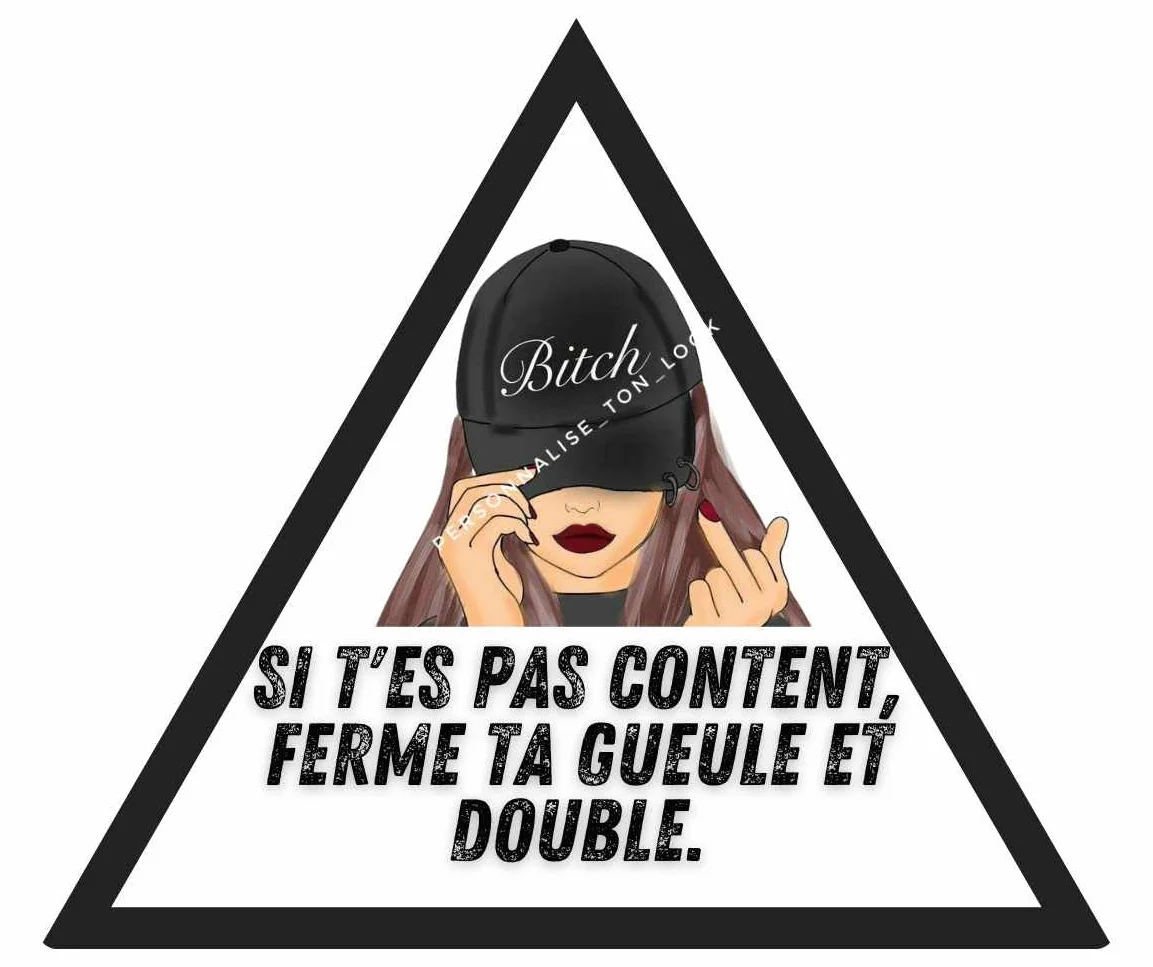 Autocollant de Voiture Humoristique Stickers Drôles pour Véhicule Marrant Humour