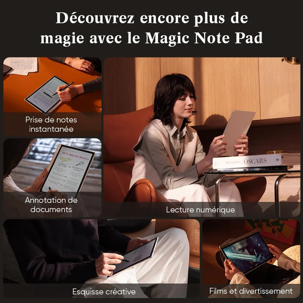 XPPen Magic Note Pad 10,95 Pouces Tablette Prise de Note Numerique avec Trois Modes