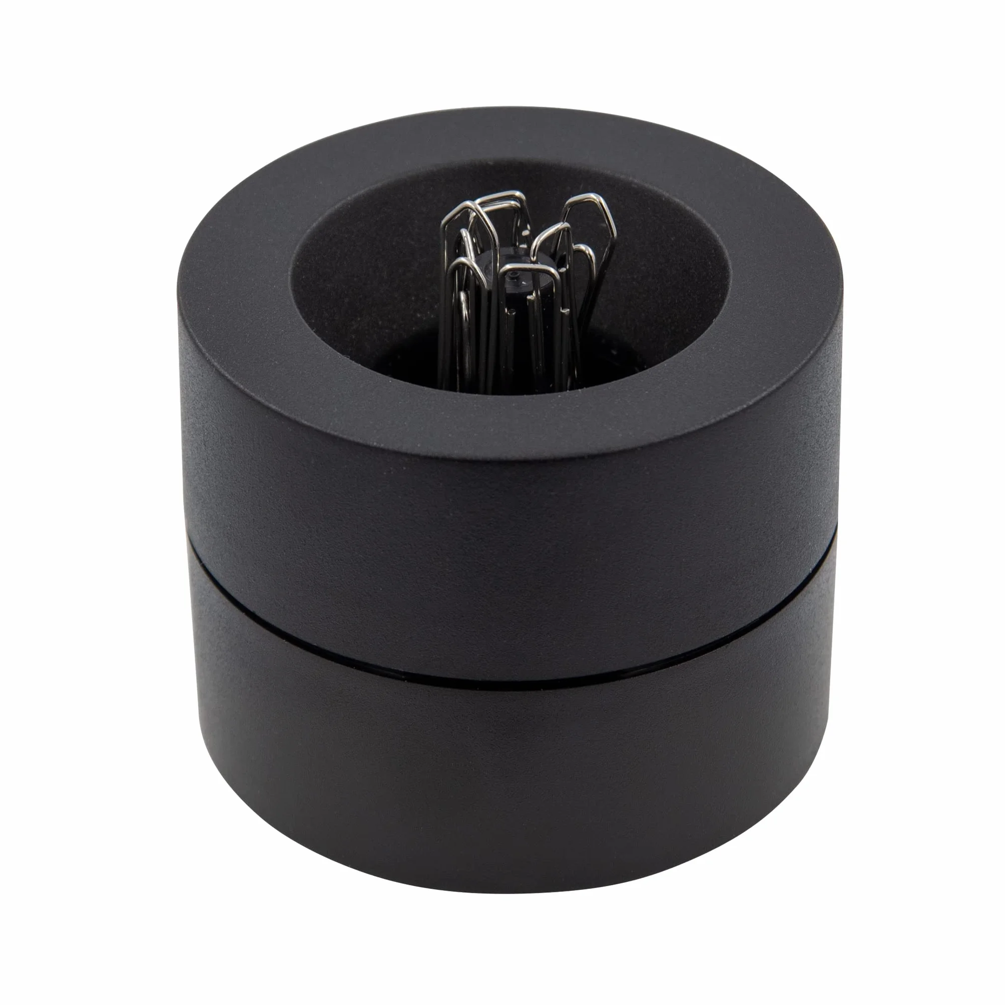 Wedo Distributeur de trombones rond Noir 270401