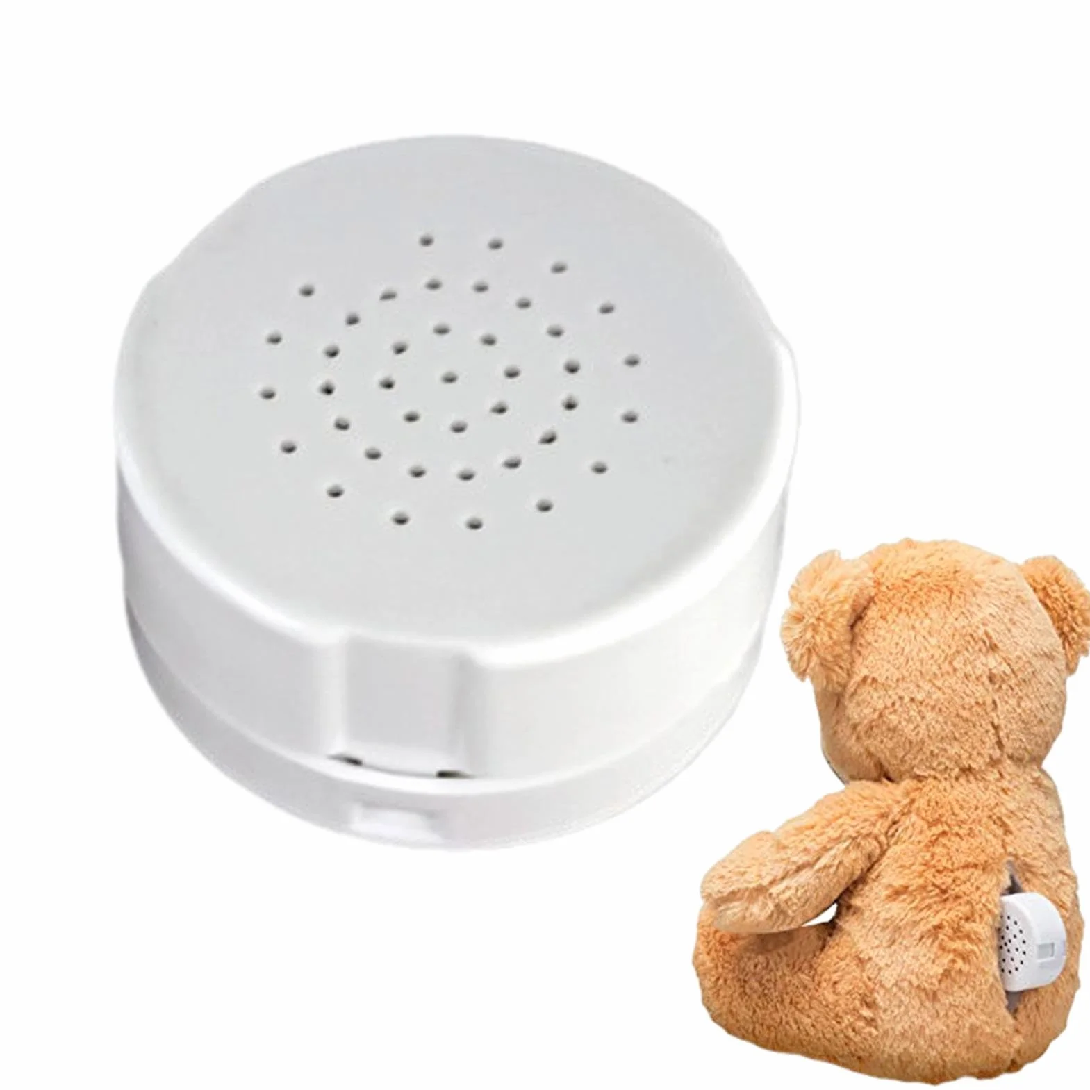 Boîte à Son Enregistrable, Enregistreur Vocal avec Message Personnalisé pour Jouet en Peluche