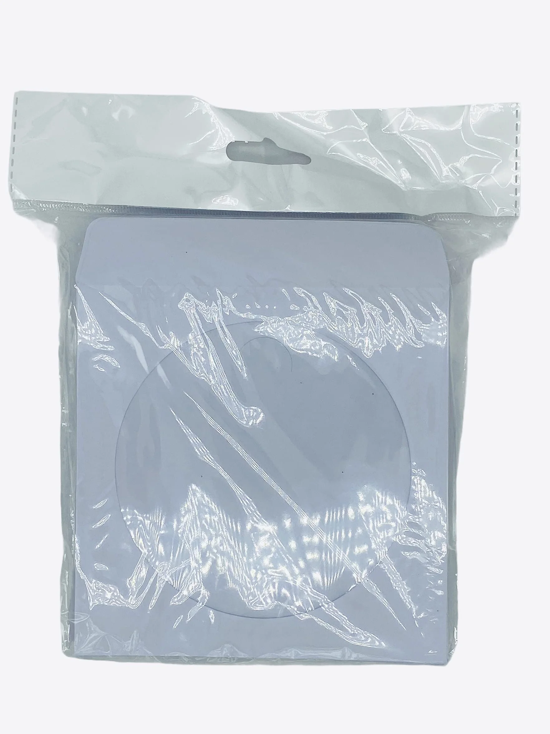 Enveloppes CD/DVD Papier avec Fenêtre W126 x Blanc Lot de 100 dragontrading