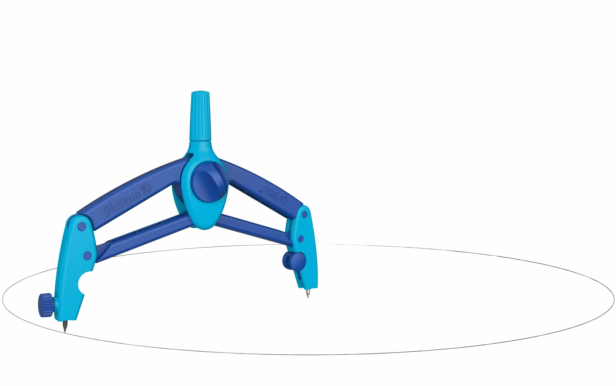 Pelikan Griffix Compass Longue Ergonomique avec Recharges et Taille-crayon
