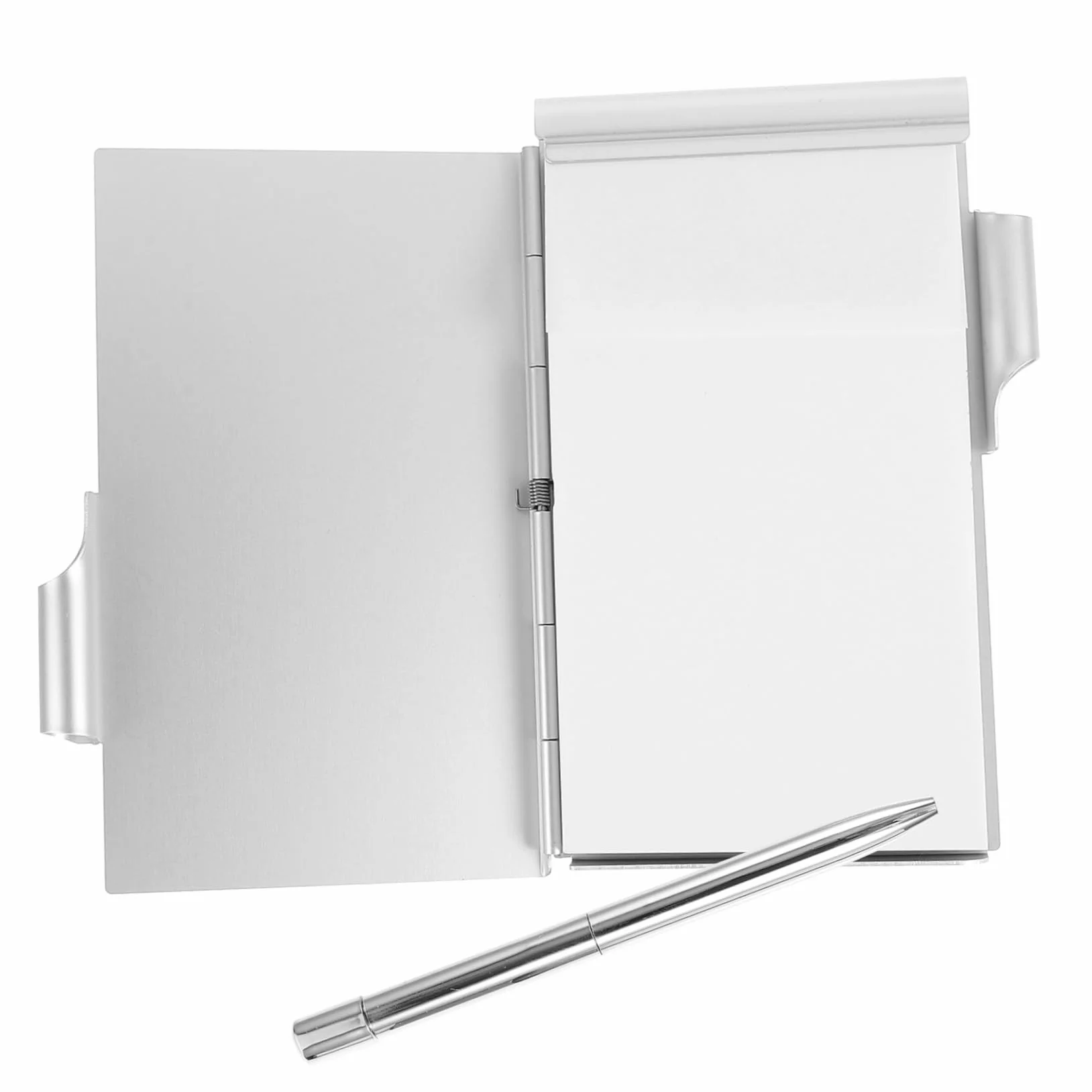 NUOBESTY Lot De 2 Petits Carnets De Voyage En Métal Avec Stylo